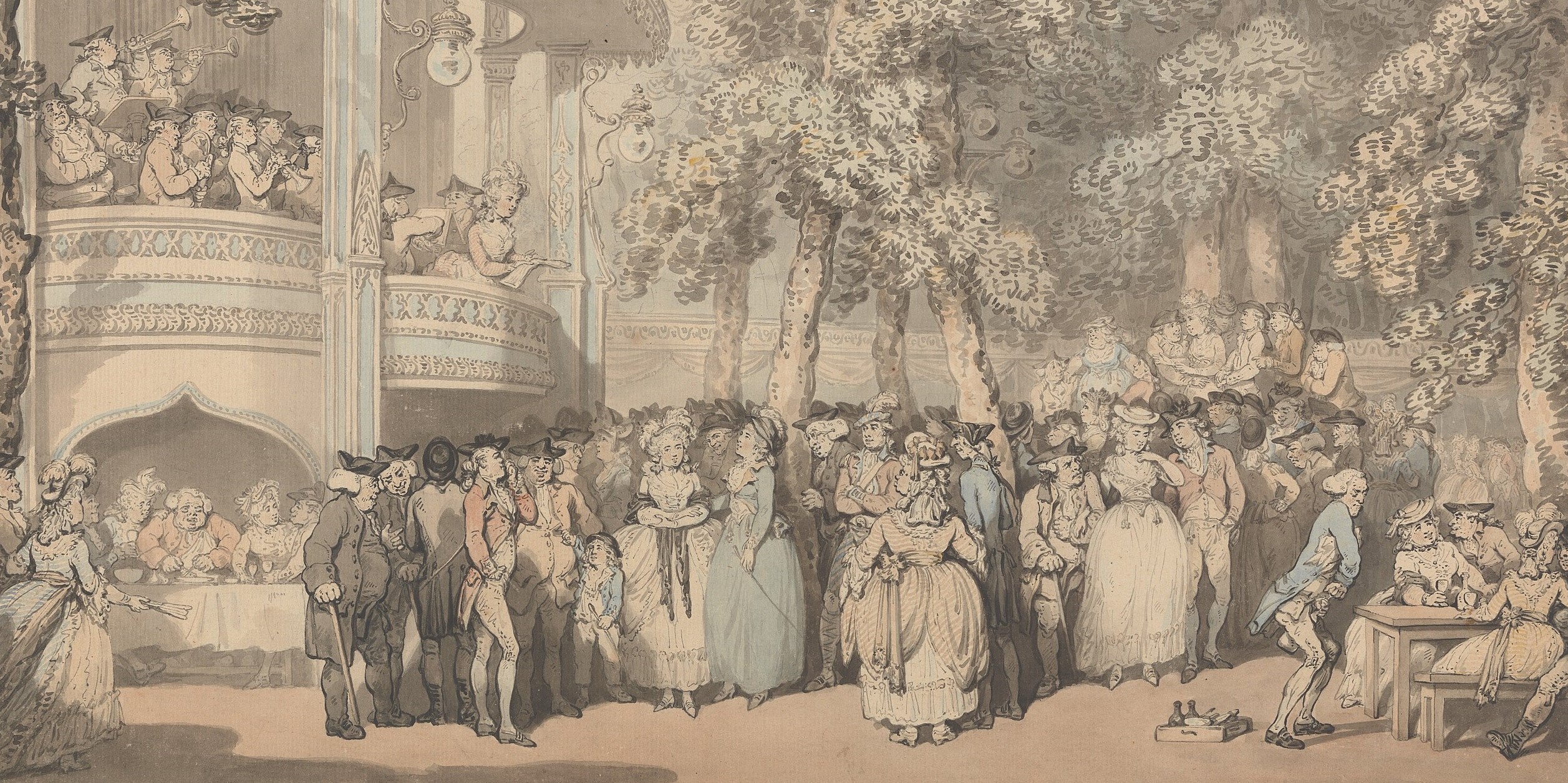 Konsert i Vauxhall Gardens (c.1784)&nbsp;<span>(+)</span>