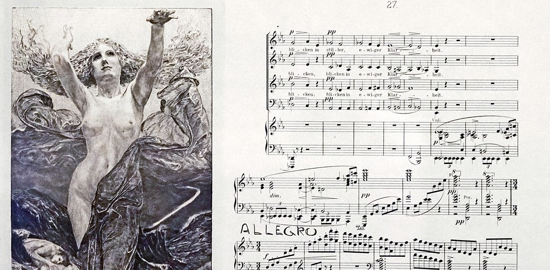 Fra Max Klingers Brahmsphantasie Opus XII, utgitt 1894.&nbsp;<span>(+)</span>