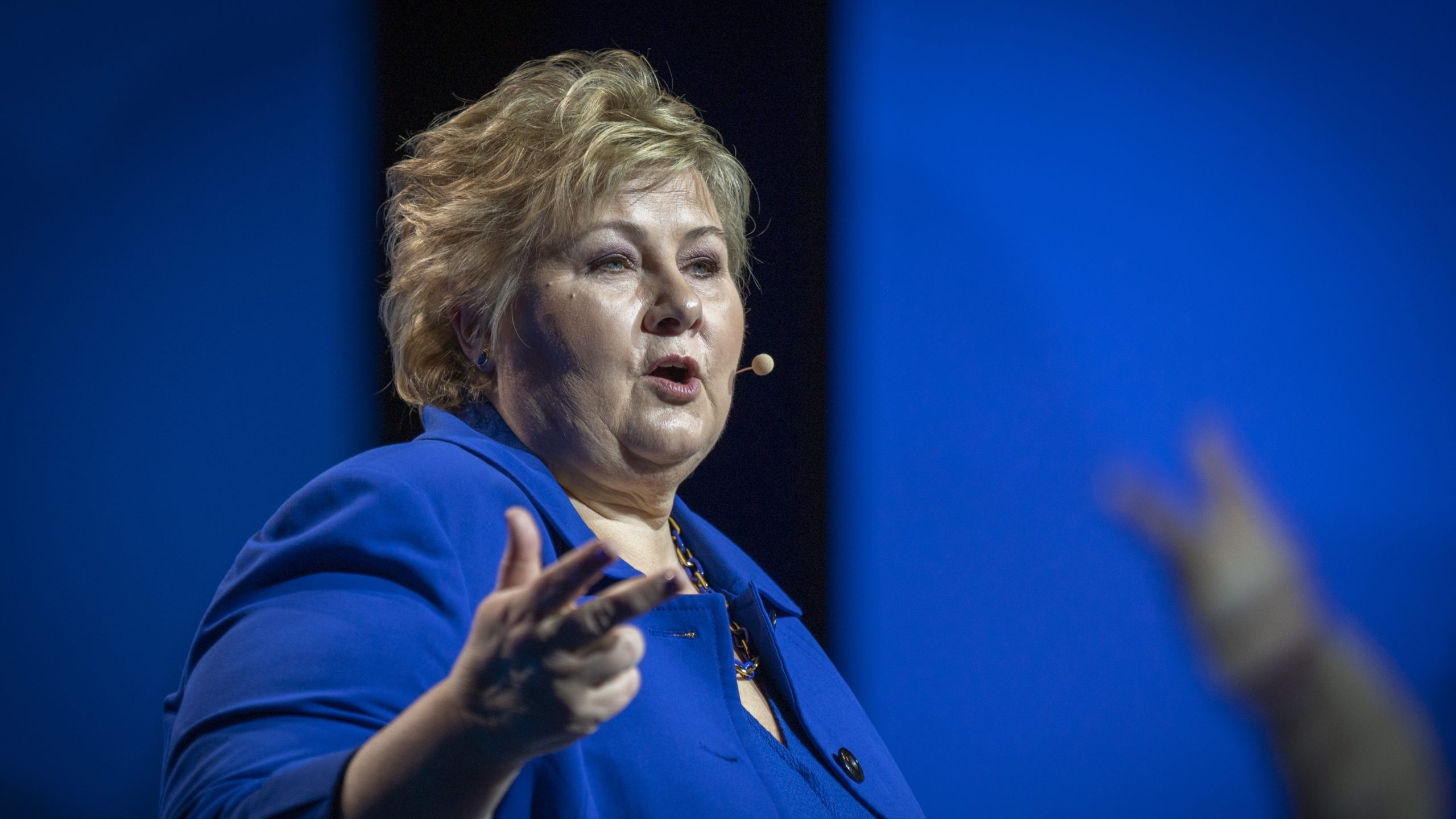 Erna fikk stanset klima­vedtak på Høyres landsmøte&nbsp;<span>(+)</span>