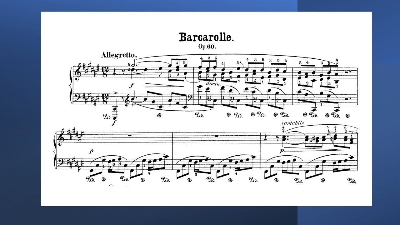 Interlude: Argerich spiller Chopins barcarolle&nbsp;<span>(+)</span>