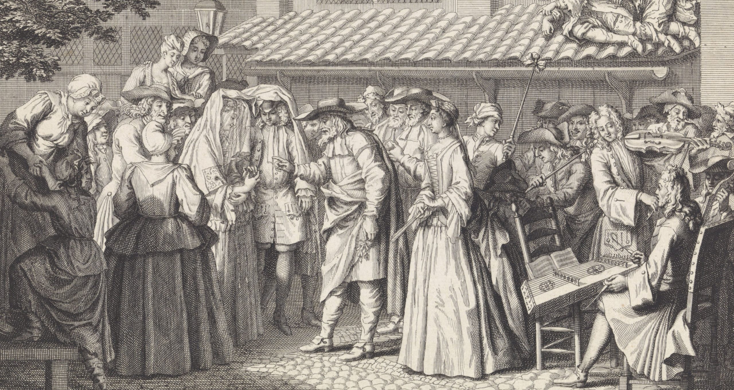 Asjkenasisk bryllupsseremoni i Amsterdam (1723)&nbsp;<span>(+)</span>