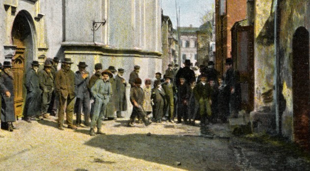 Den store synagogen i Oświęcim, ødelagt i 1939.&nbsp;<span>(+)</span>