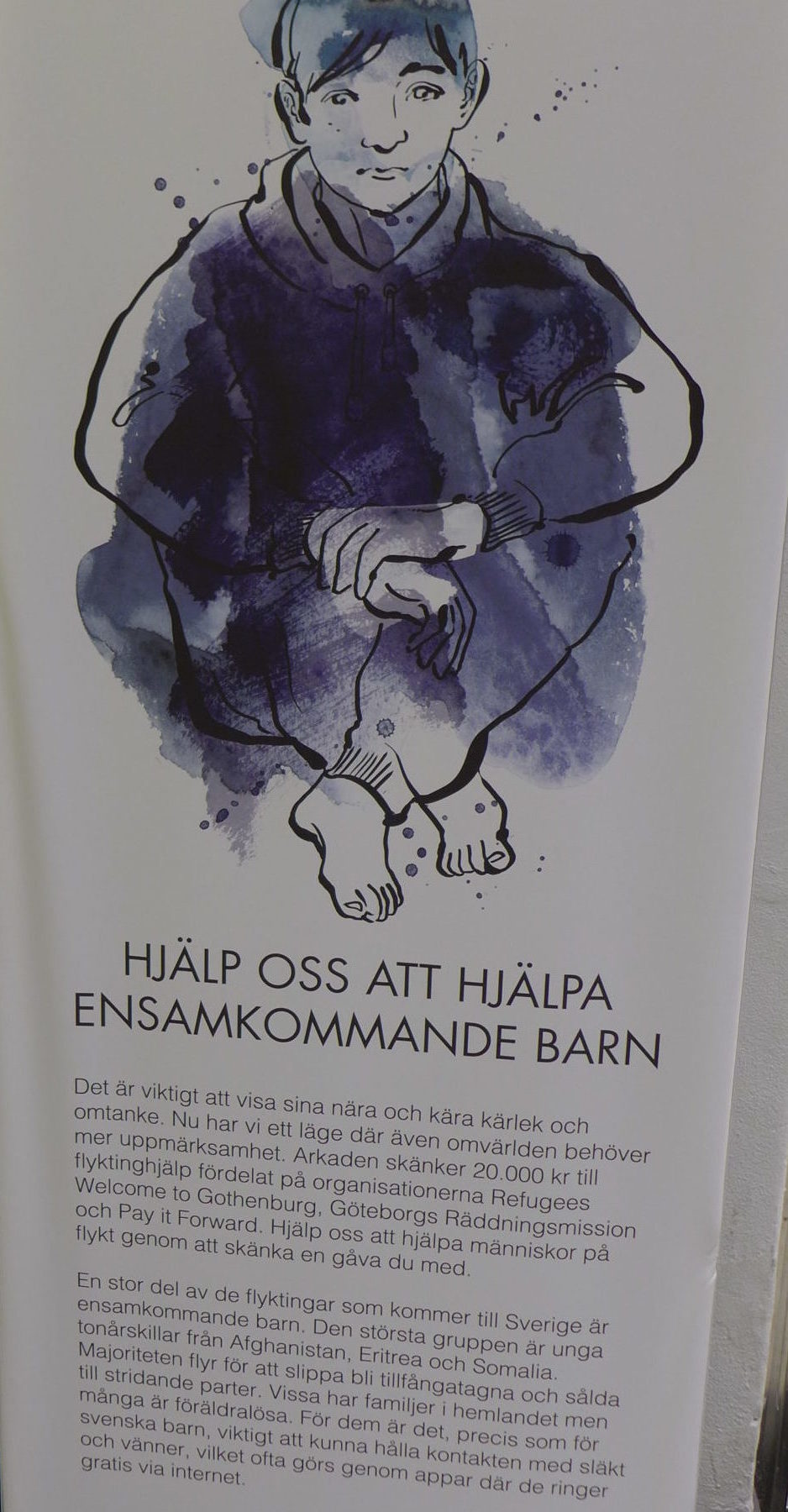 Tre 10 år gamle jenter angrepet av gutter i Göteborg sentrum&nbsp;<span>(+)</span>