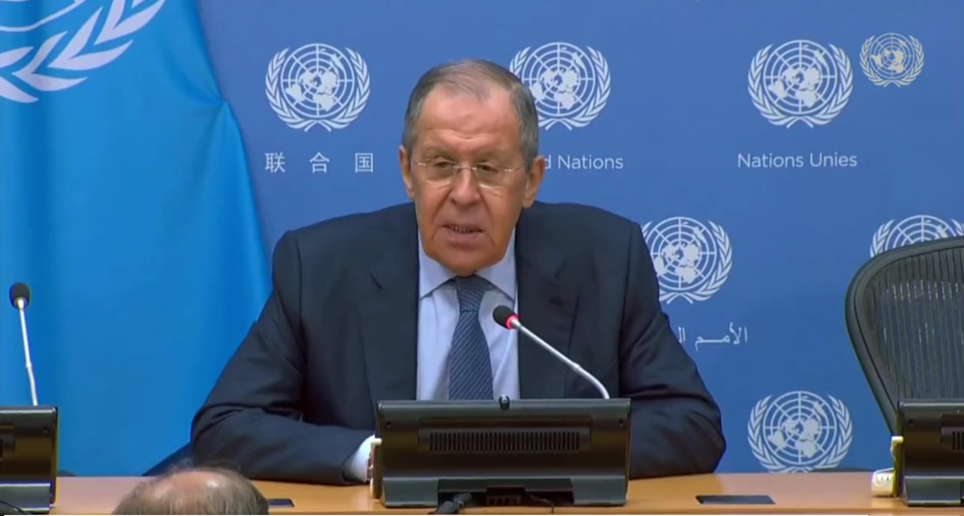 Lavrov tok opp Tucker Carlson i sin tale til Sikkerhetsrådet&nbsp;<span>(+)</span>