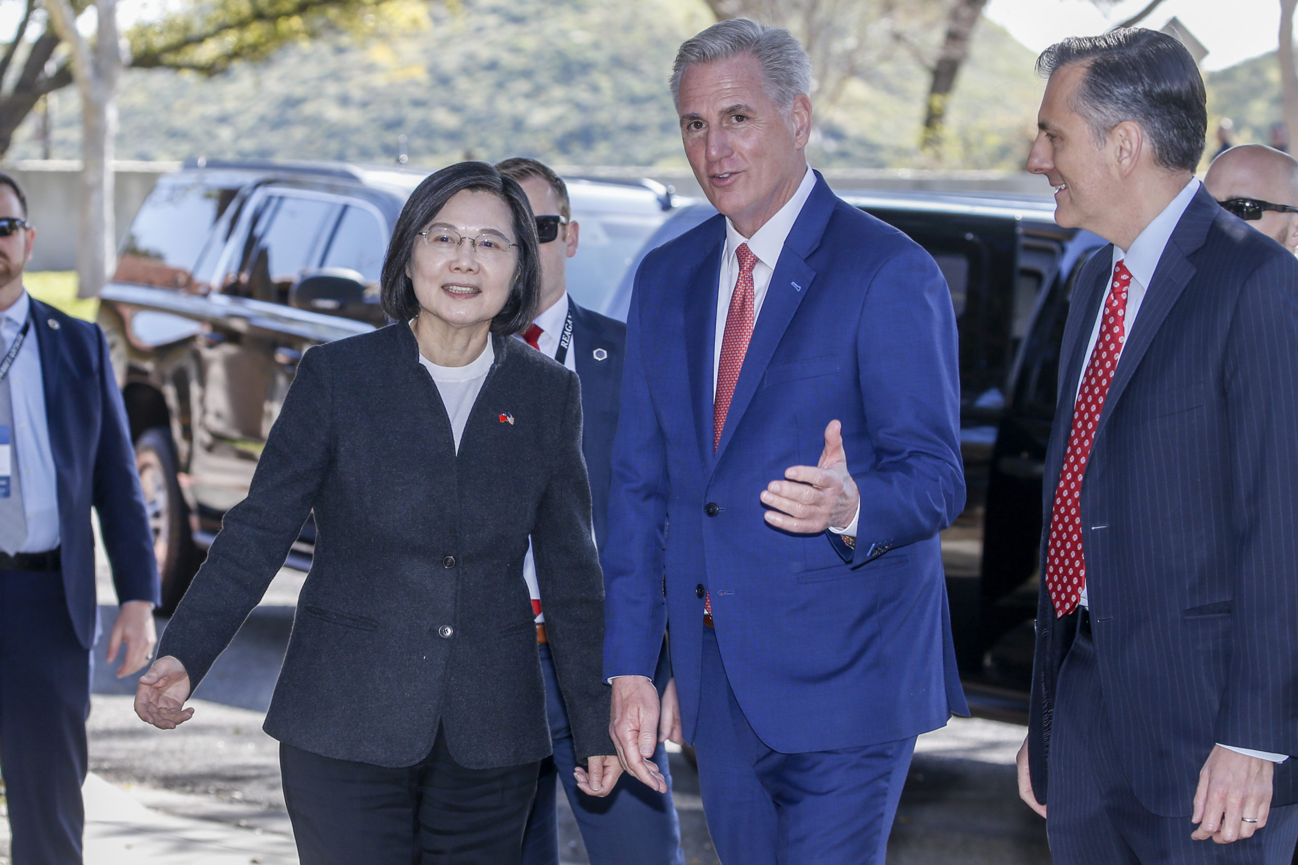 Taiwans president i historisk møte i California&nbsp;<span>(+)</span>