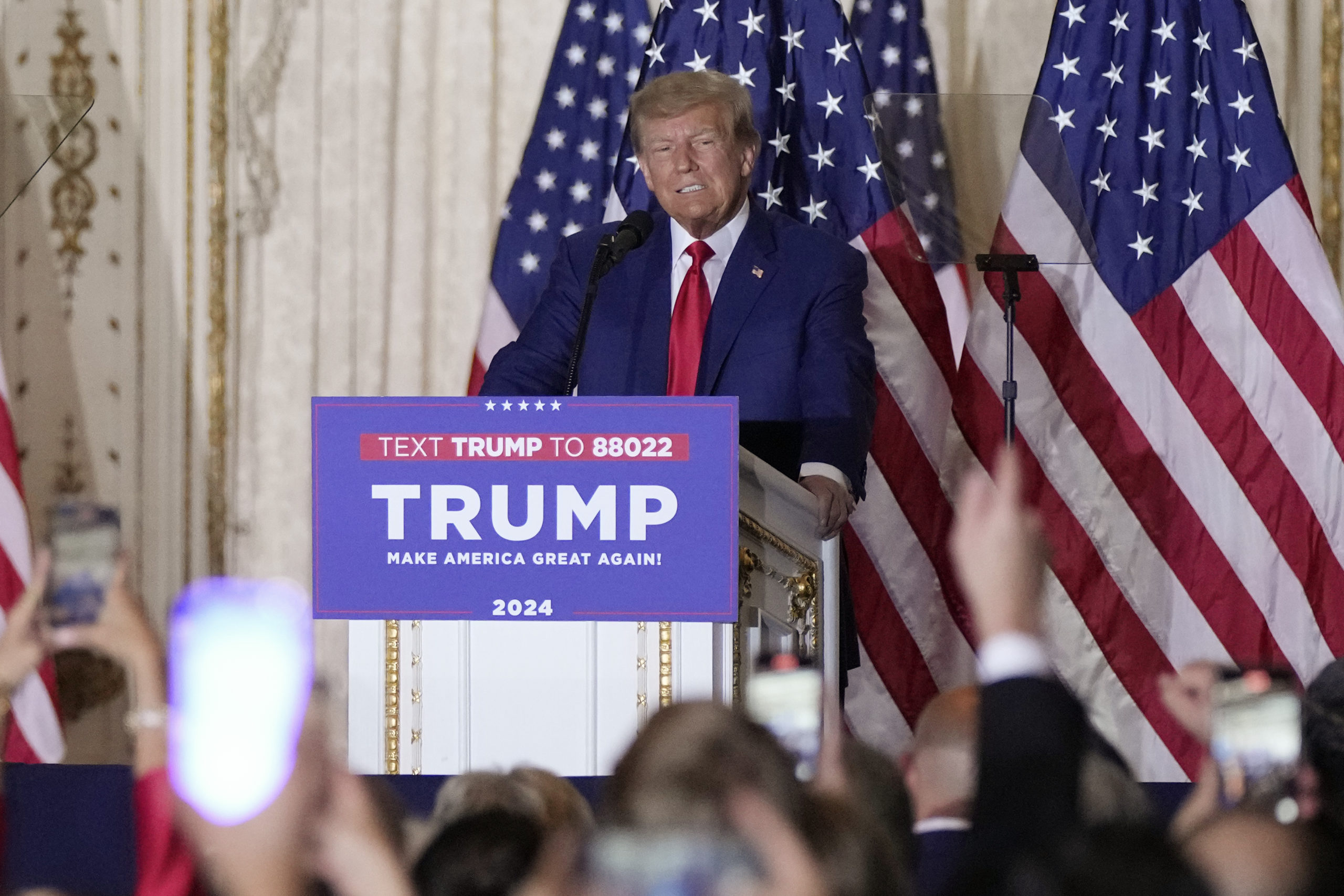 Donald Trump om tiltalen: – Jeg trodde aldri noe slikt kunne skje i USA&nbsp;<span>(+)</span>