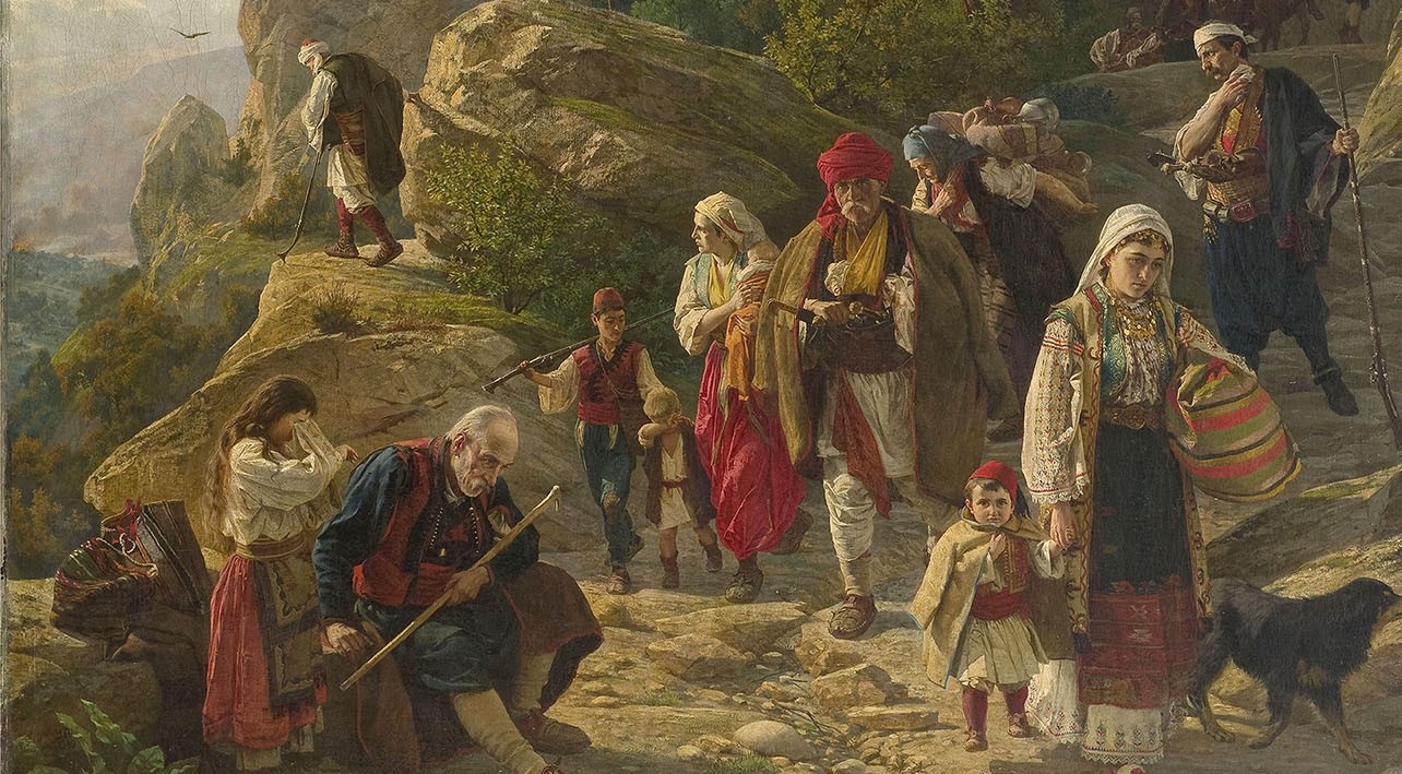Flyktninger fra Herzegovina (1889).&nbsp;<span>(+)</span>