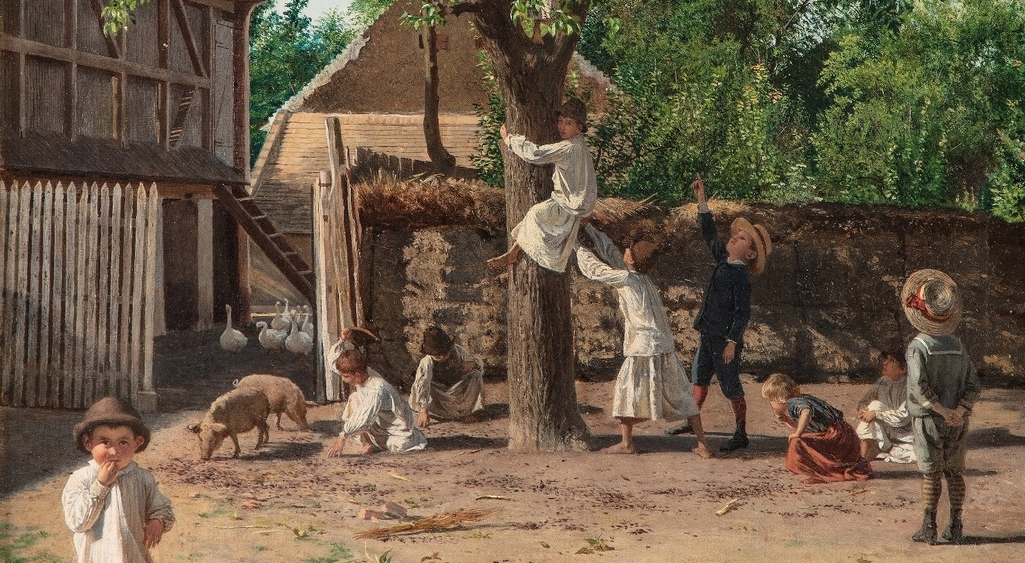 Barn under morbærtreet (1887).&nbsp;<span>(+)</span>