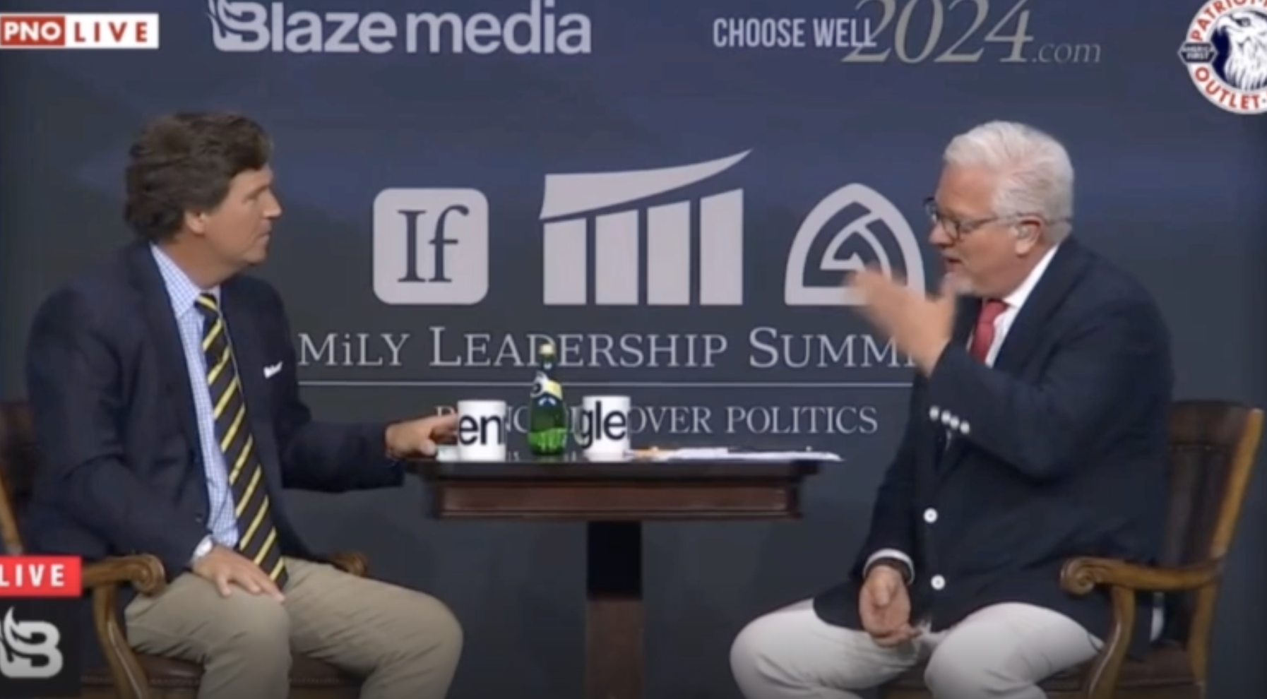 Glenn Beck intervjuer Tucker&nbsp;<span>(+)</span>