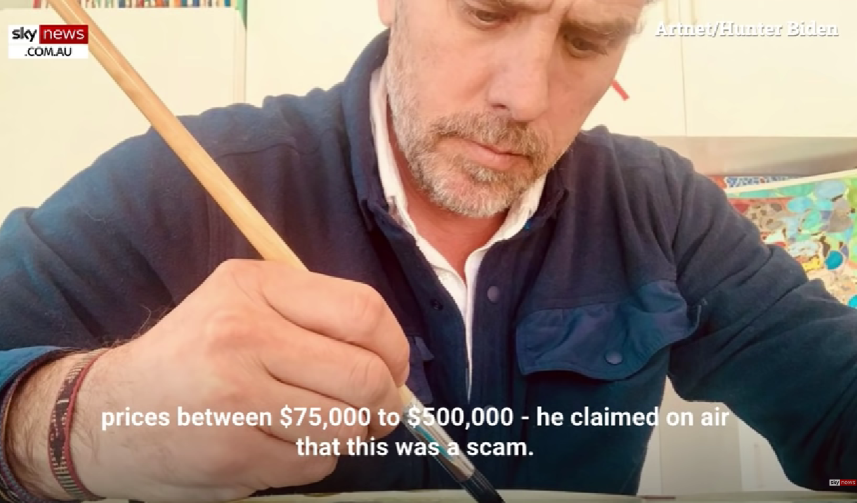 Hunter Biden solgte kunst for 13 millioner kroner&nbsp;<span>(+)</span>