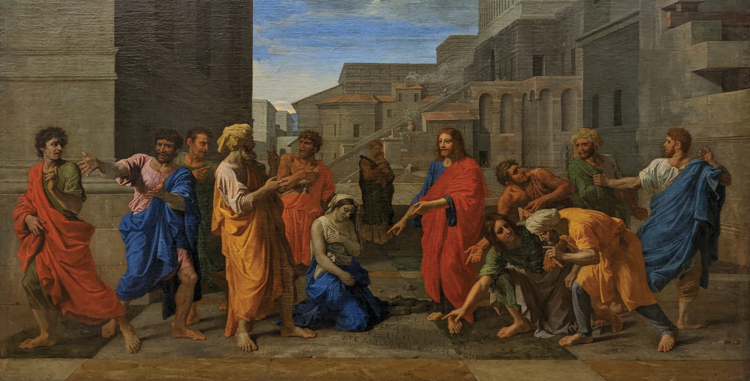 Jesus og kvinnen som ble grepet i hor (1653)&nbsp;<span>(+)</span>