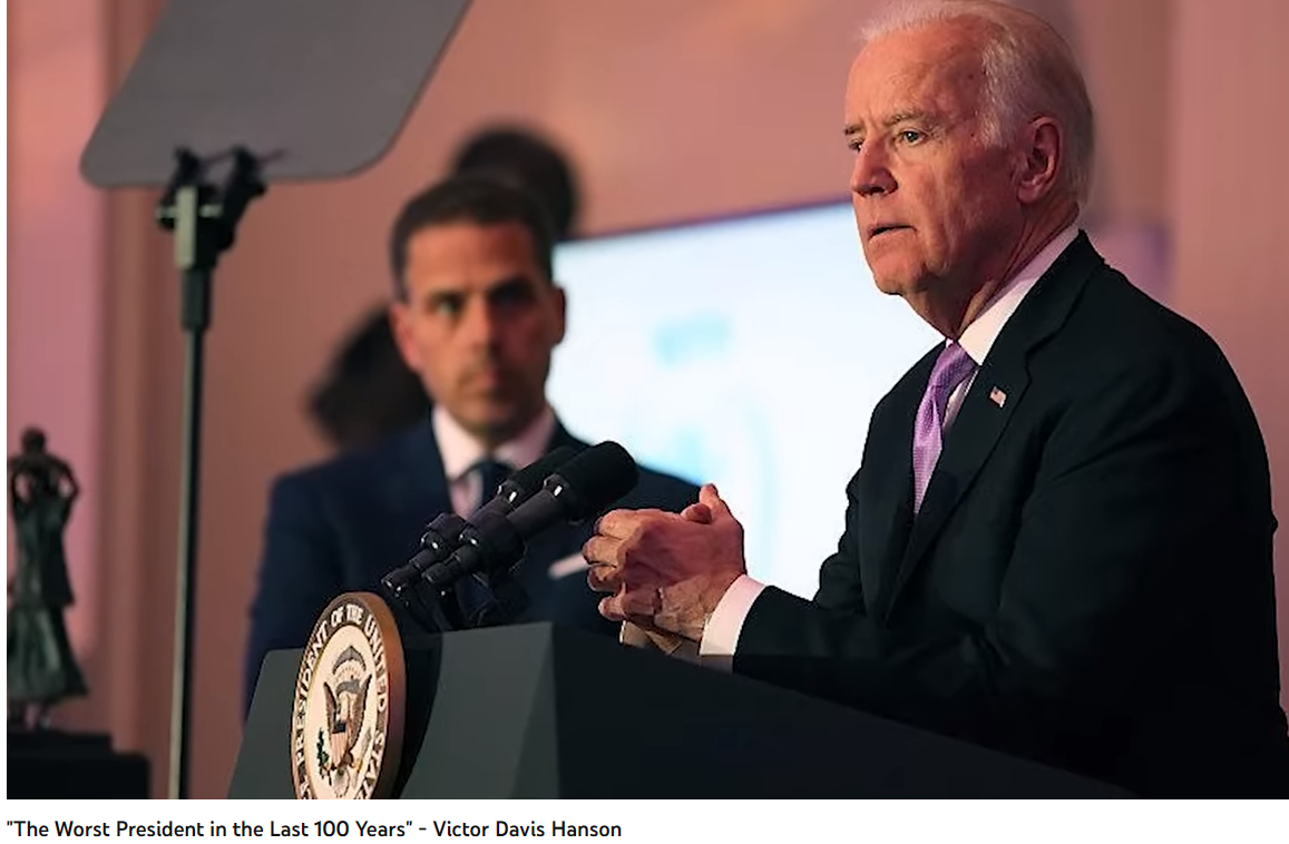 Victor Davis Hanson: Biden er den verste presidenten på 100 år&nbsp;<span>(+)</span>