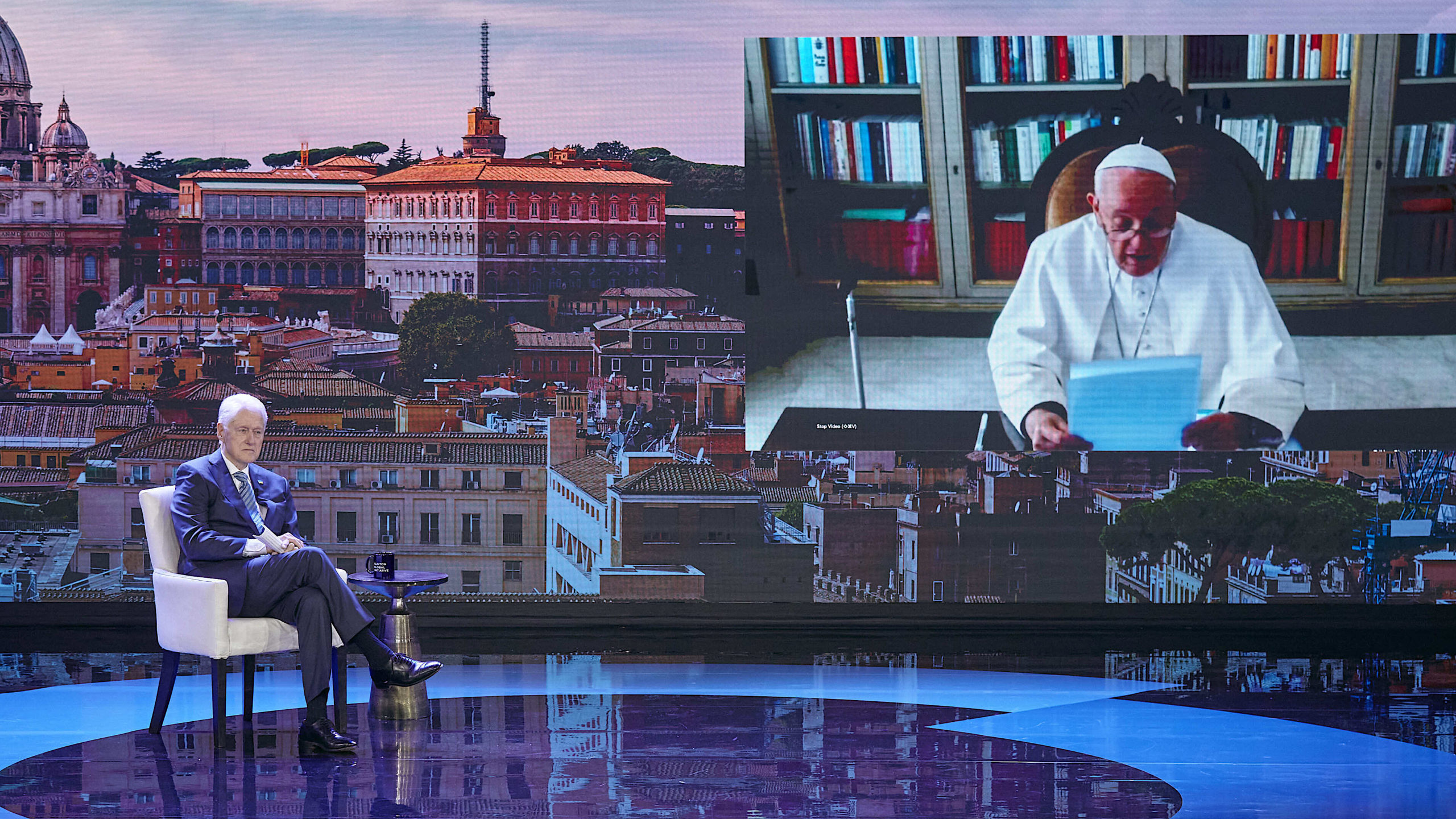 Pave Frans holdt aktivistisk tale for Clinton-stiftelsen&nbsp;<span>(+)</span>