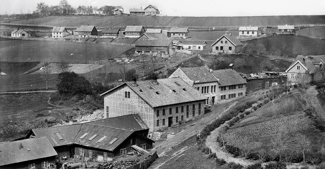Kværner Brug i 1870.&nbsp;<span>(+)</span>
