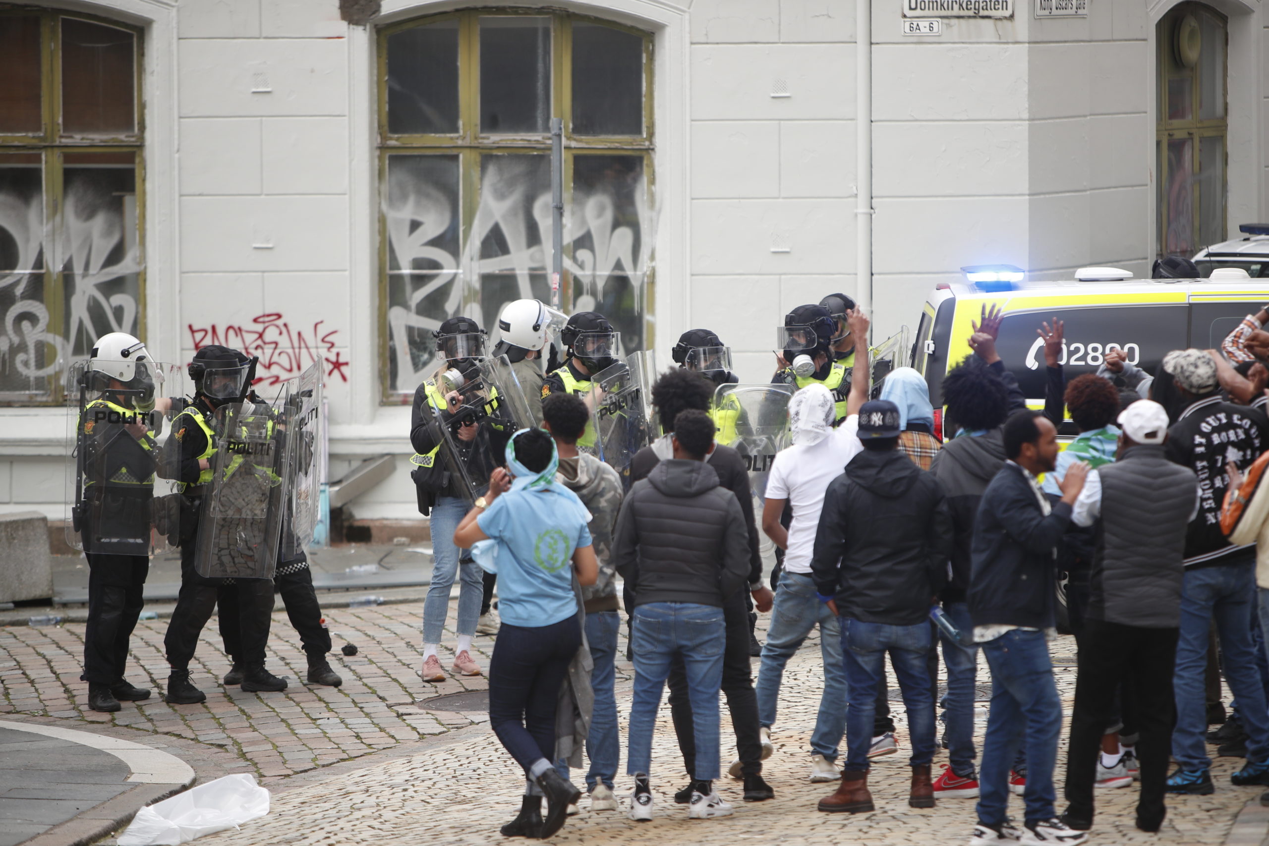 Eritreiske sammenstøt i Bergen og Tel Aviv&nbsp;<span>(+)</span>