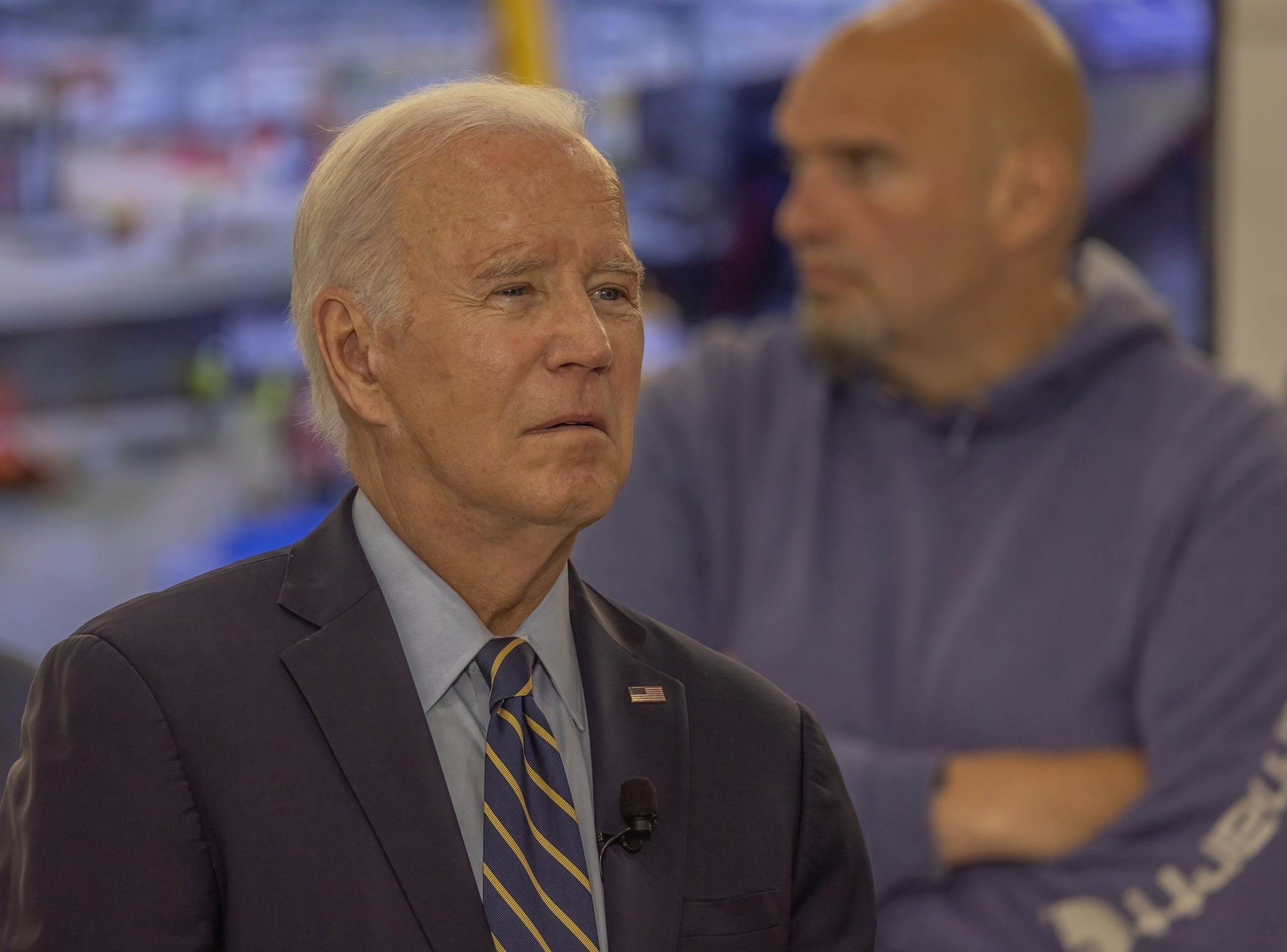 Joe Biden mister kontrollen under en tale i Maryland&nbsp;<span>(+)</span>