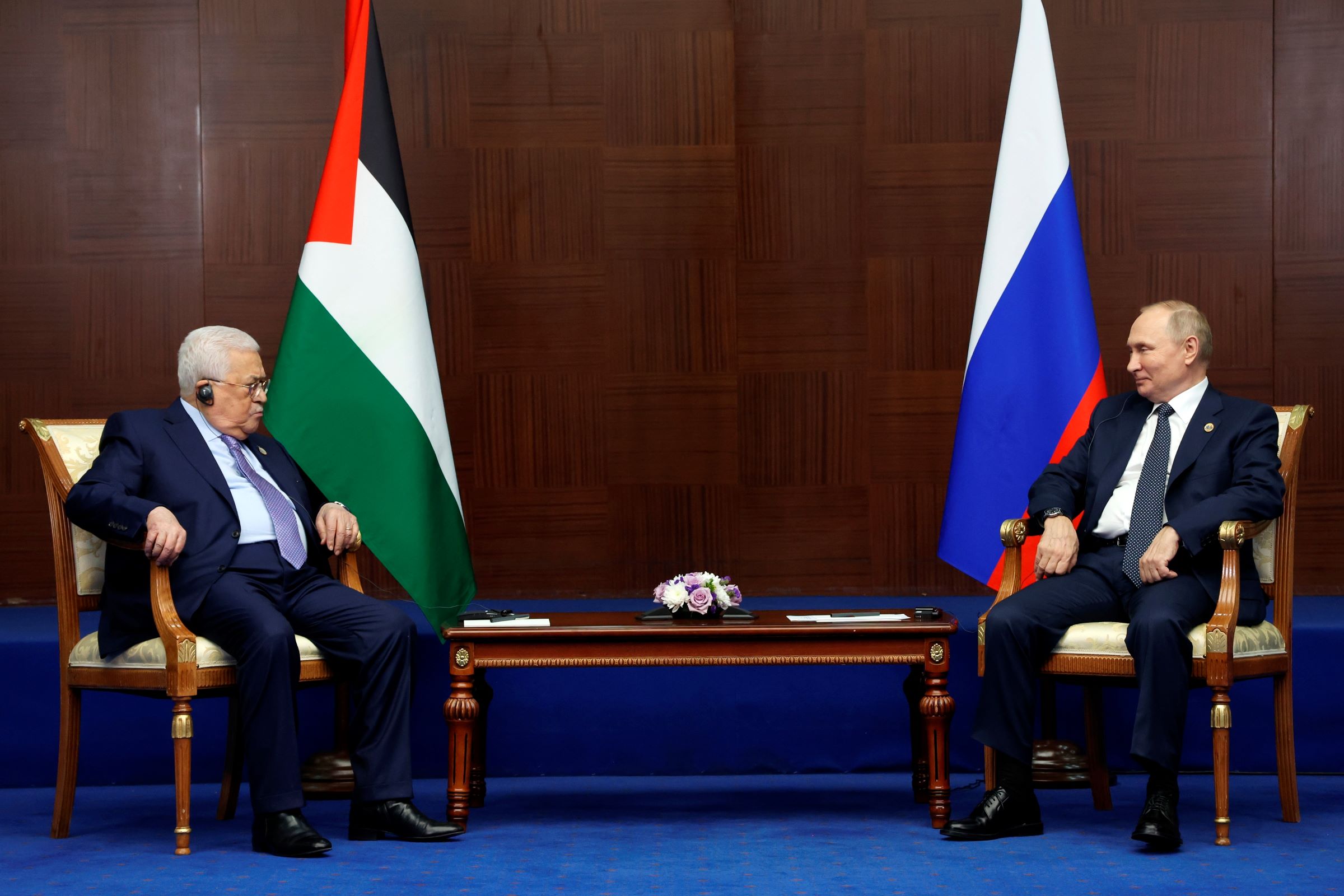 Medier: Palestinernes president skal møte Putin&nbsp;<span>(+)</span>