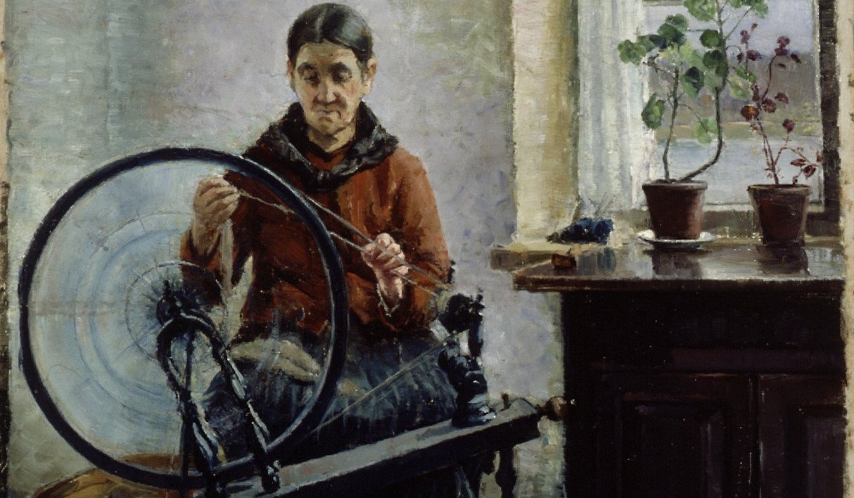 Gumma vid spinnrocken (1888)&nbsp;<span>(+)</span>