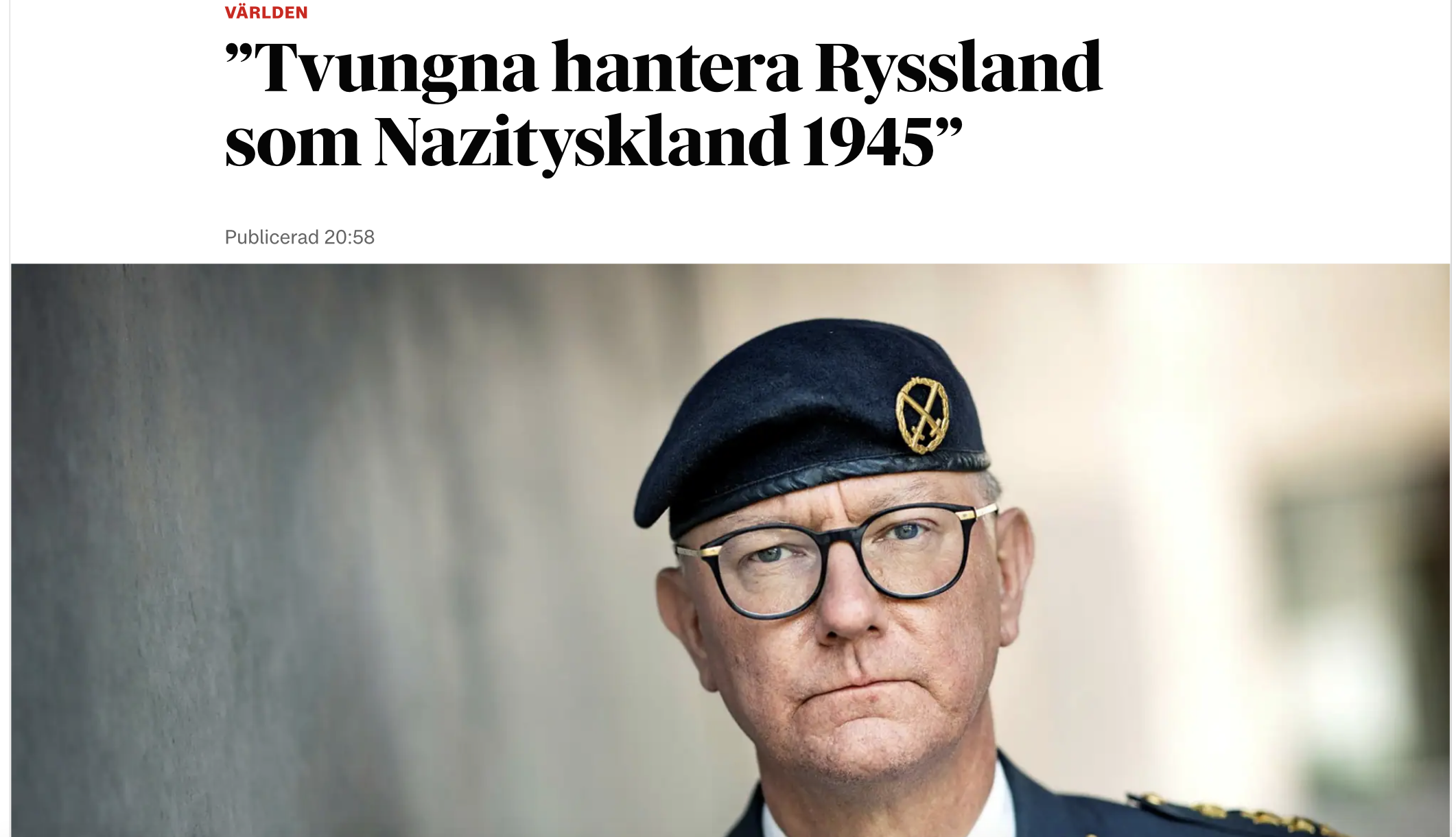 – Russland må behandles som Nazi-Tyskland&nbsp;<span>(+)</span>