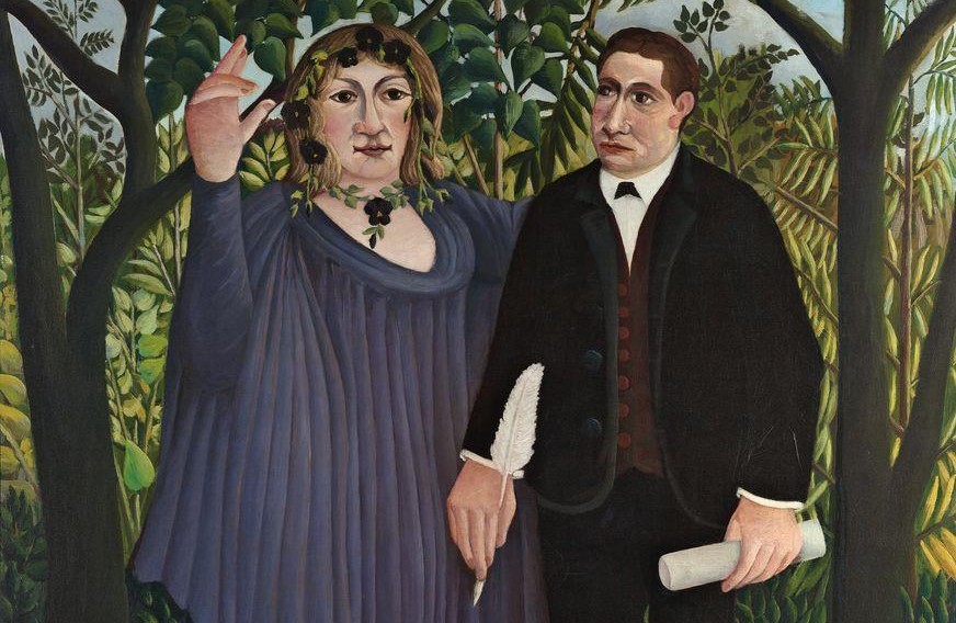 Musen inspirerer dikteren (1909).&nbsp;<span>(+)</span>