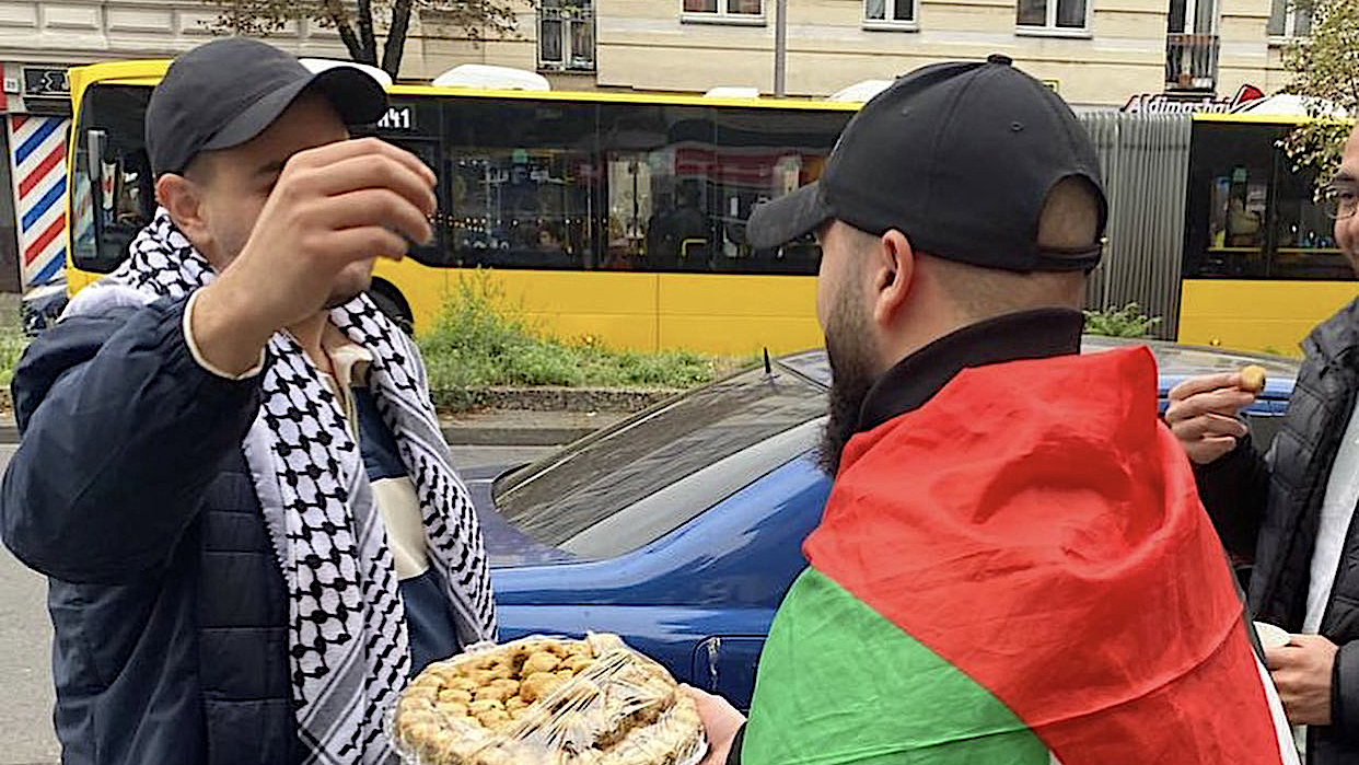 Palestinere i Berlin feiret angrepet på Israel&nbsp;<span>(+)</span>