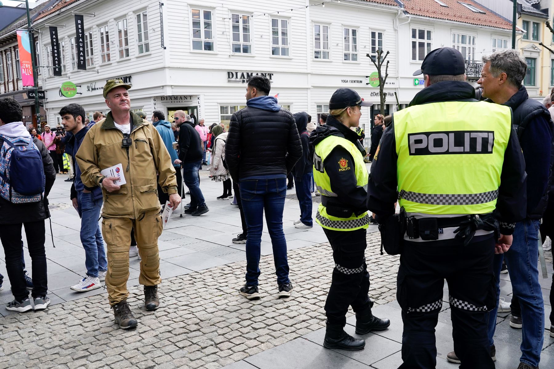 Sian-demonstrasjon ble avbrutt av politiet&nbsp;<span>(+)</span>