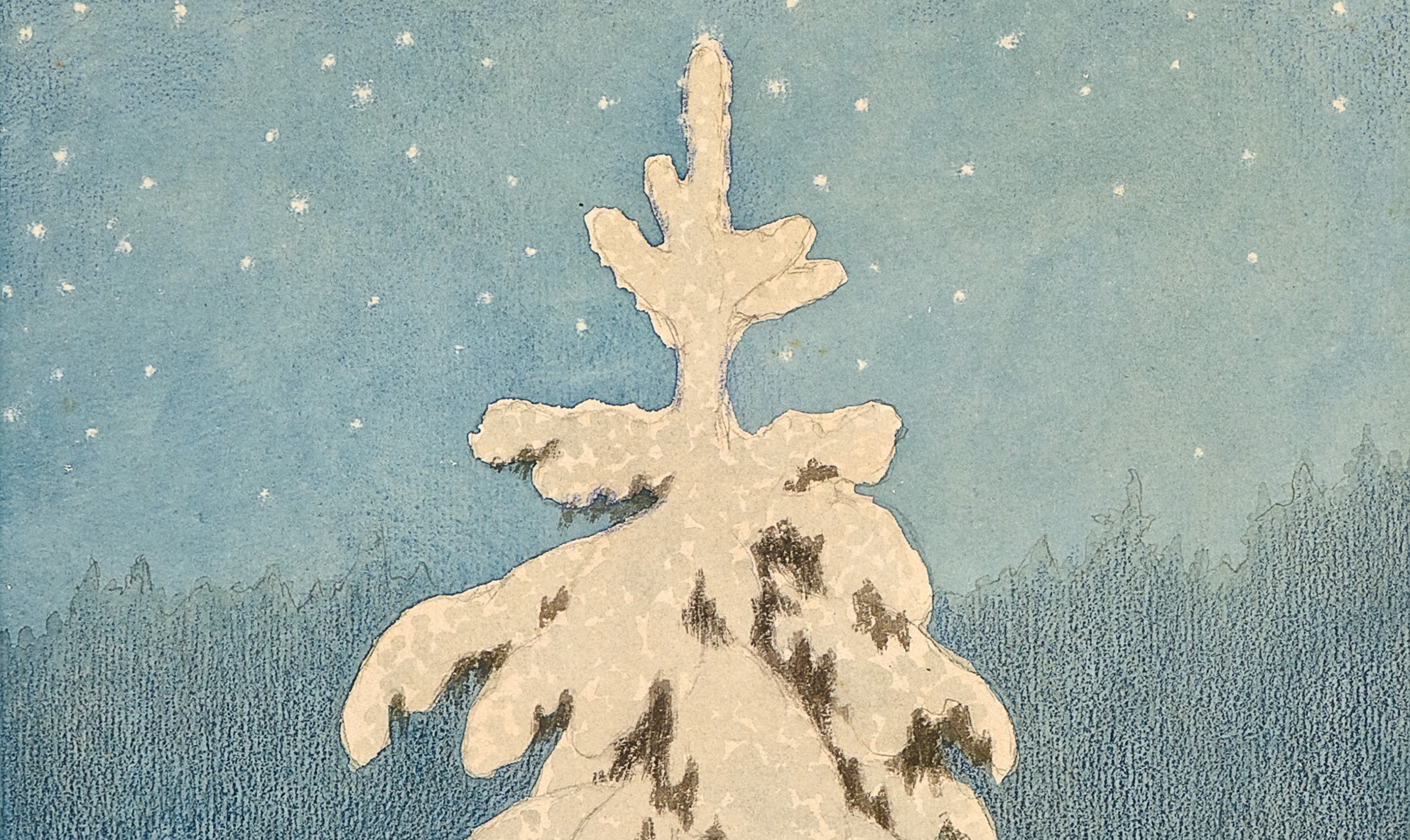 Juletreet (ikke datert).&nbsp;<span>(+)</span>