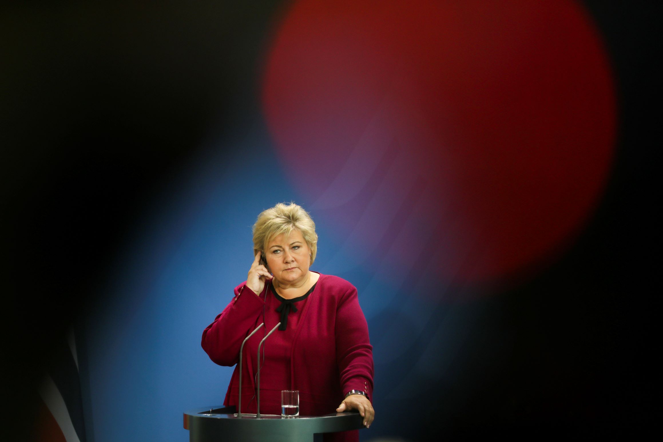 Erna: – Hvis jeg blir stats&shy;minister i morgen, kommer ikke Sindre til å ha noen aksjer&nbsp;<span>(+)</span>
