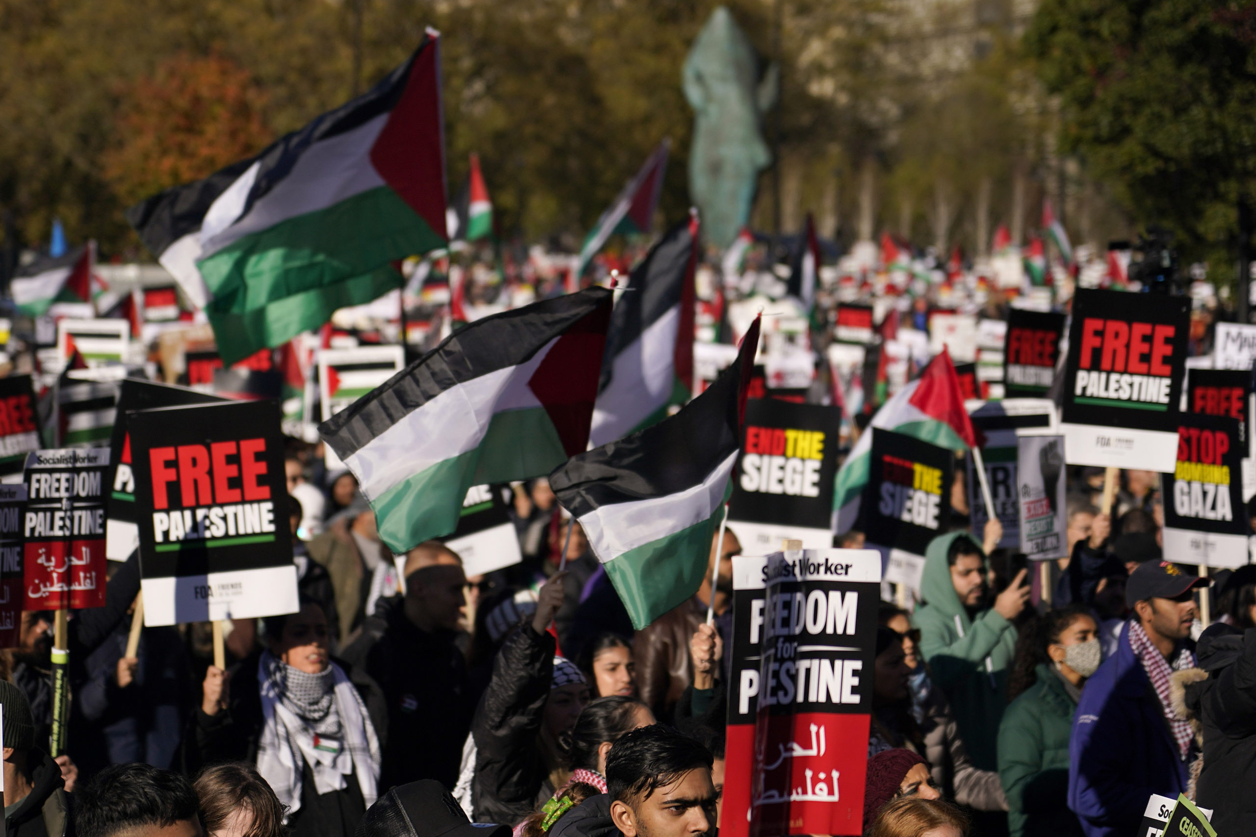 Over 300.000 i pro-palestinsk demonstrasjon i London&nbsp;<span>(+)</span>
