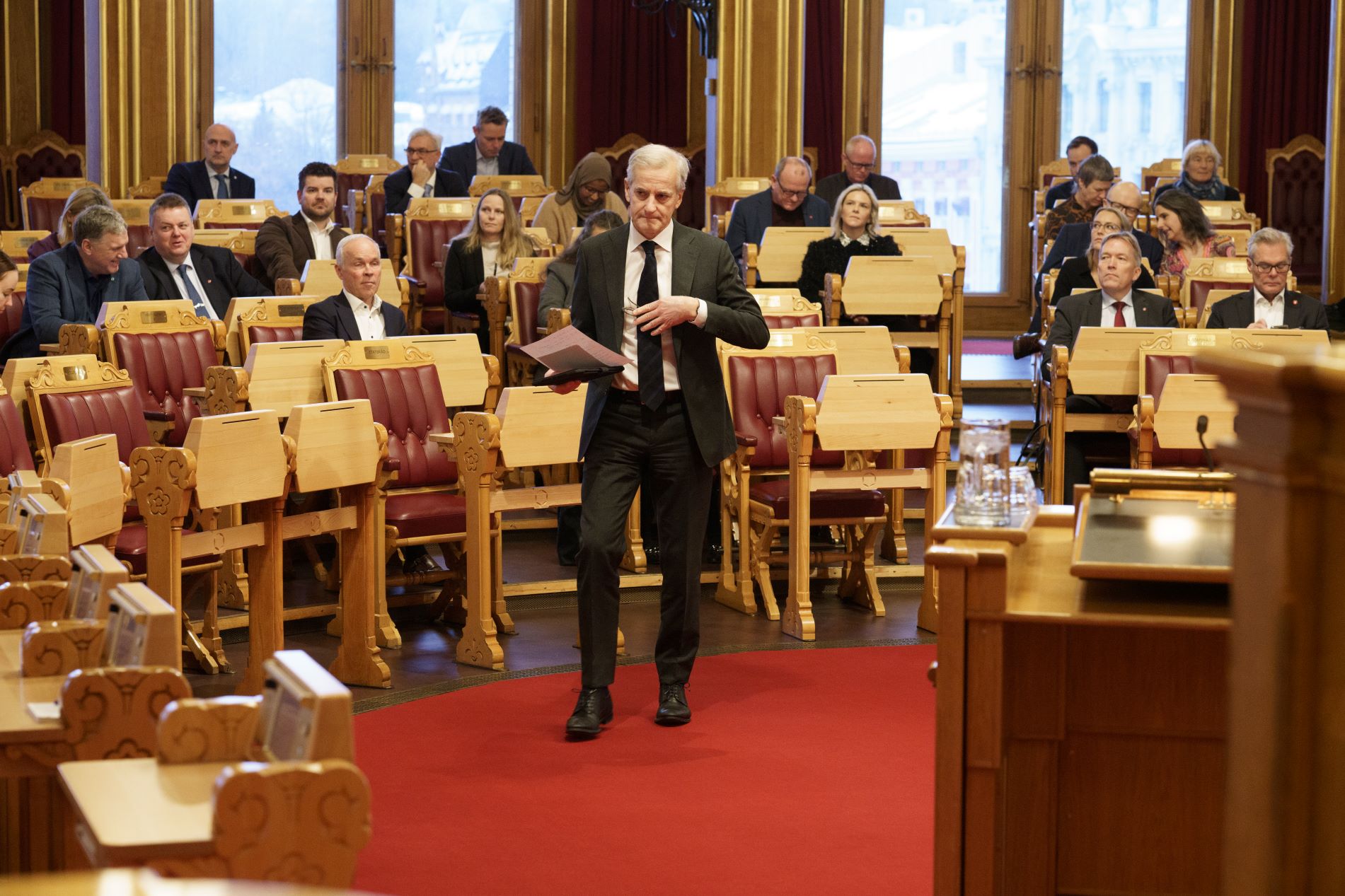 Støre om skytingen i Moss: – Dypt urovekkende&nbsp;<span>(+)</span>