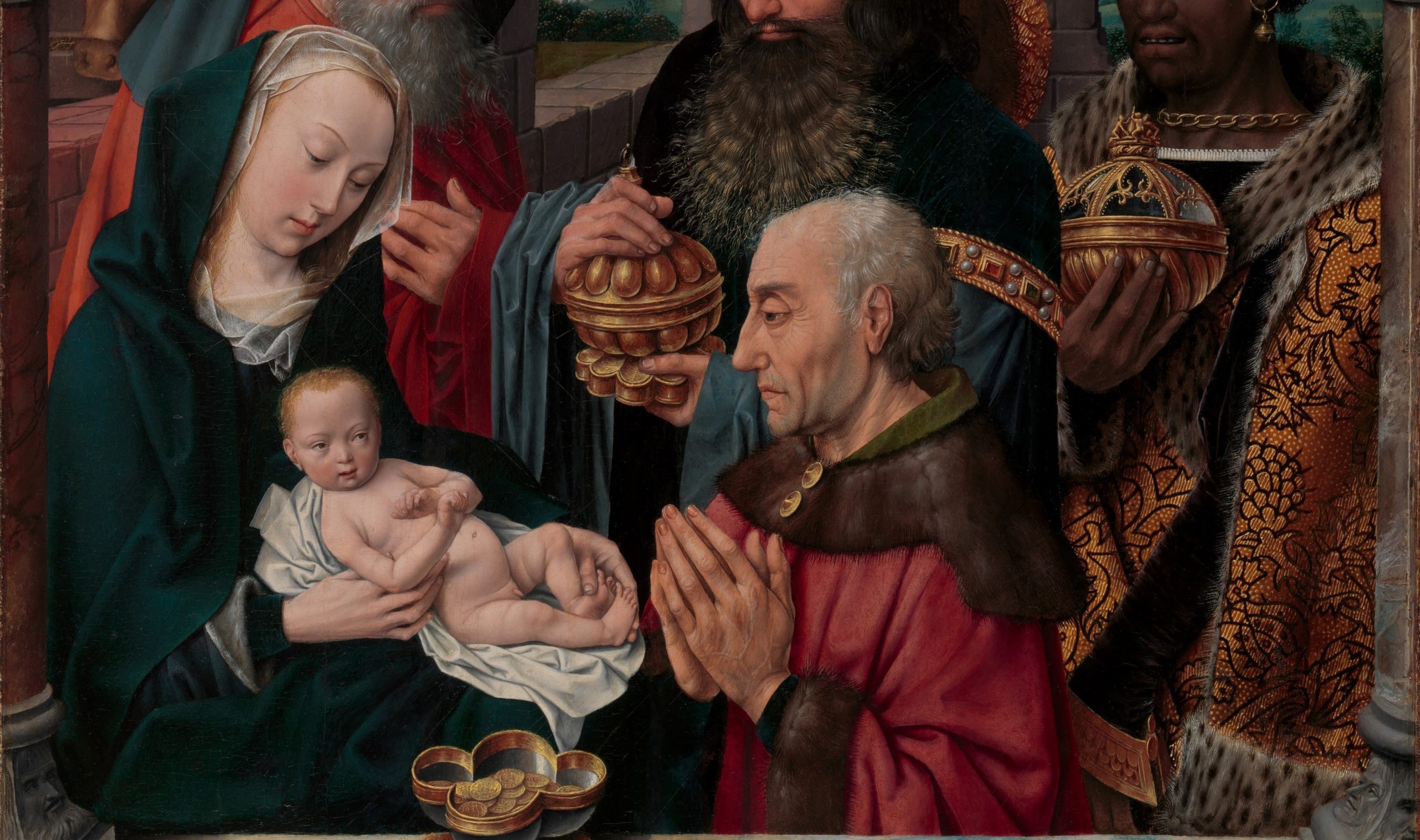 De vise menns tilbedelse (1400-tallet).&nbsp;<span>(+)</span>