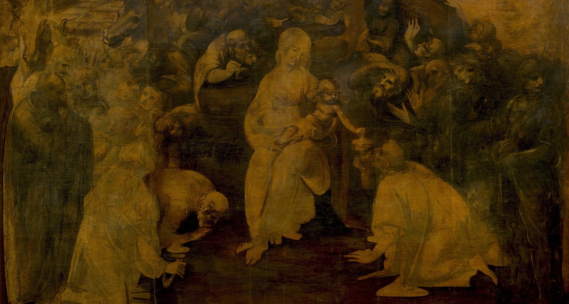 De vise menns tilbedelse (1480-82).&nbsp;<span>(+)</span>