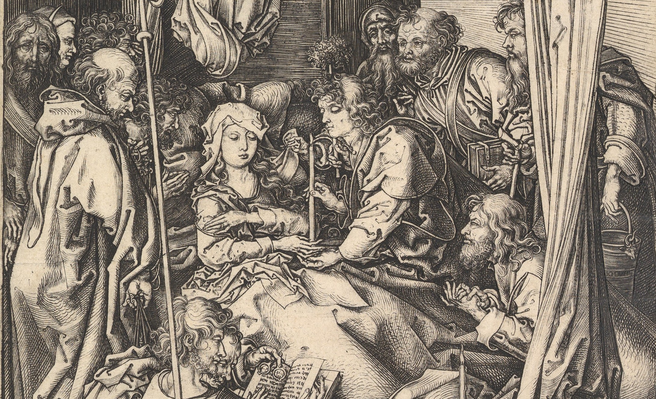 Jomfru Marias død (c.1470-74).&nbsp;<span>(+)</span>