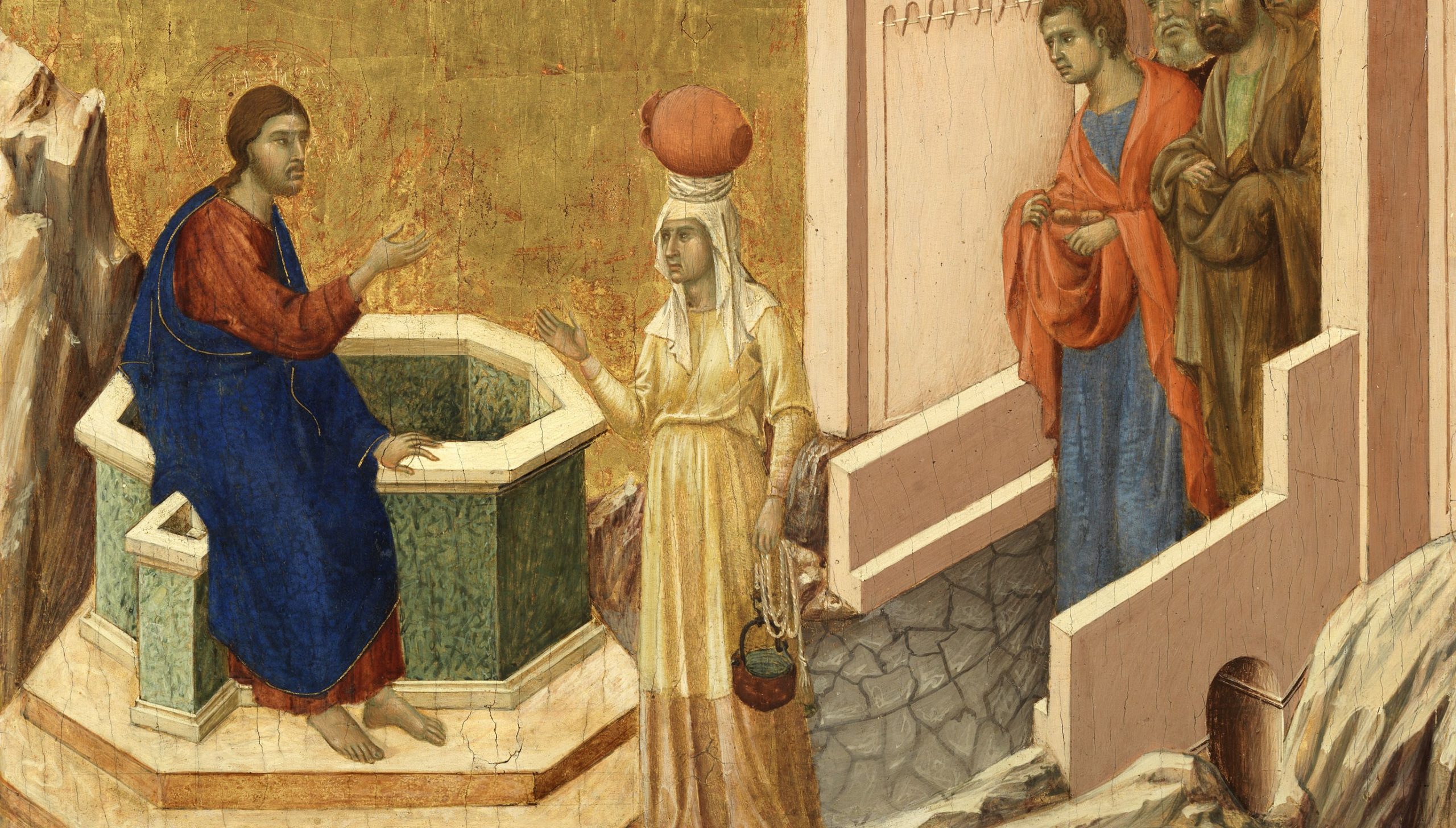 Jesus og den samaritanske kvinne (c.1310-11).&nbsp;<span>(+)</span>