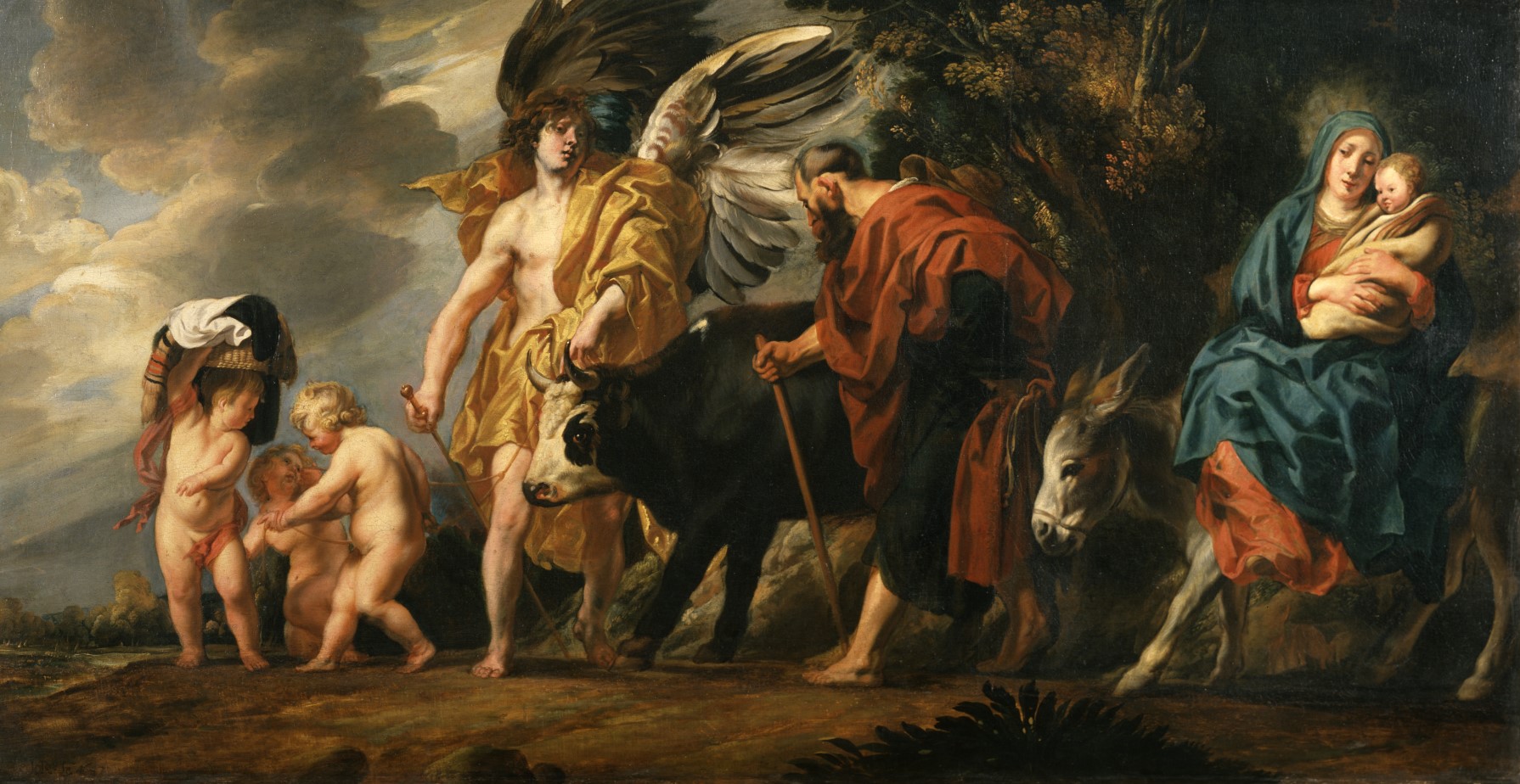Flukten til Egypten (1647).&nbsp;<span>(+)</span>
