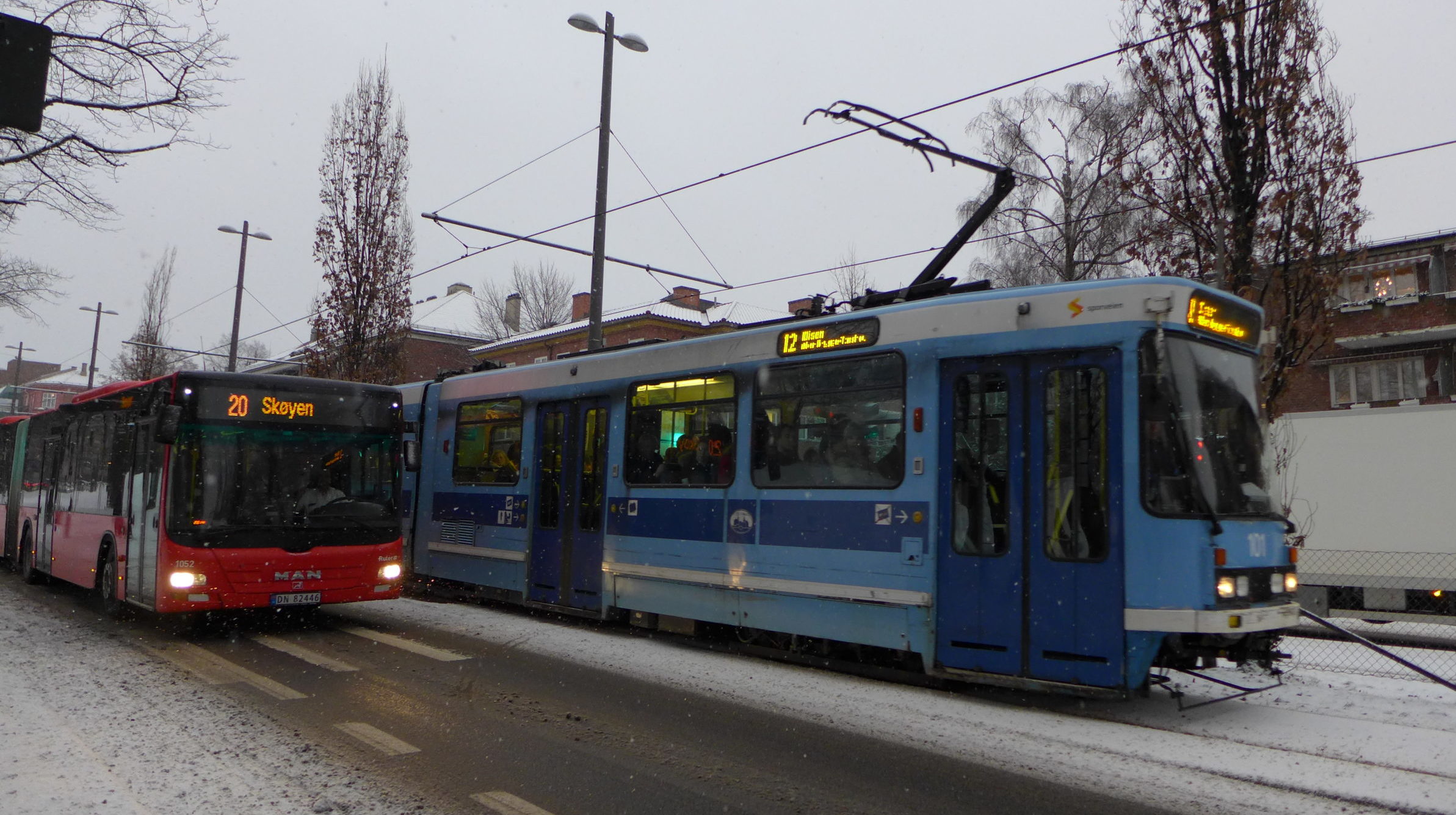 Kulden fører til bussinnstillinger i Oslo&nbsp;<span>(+)</span>