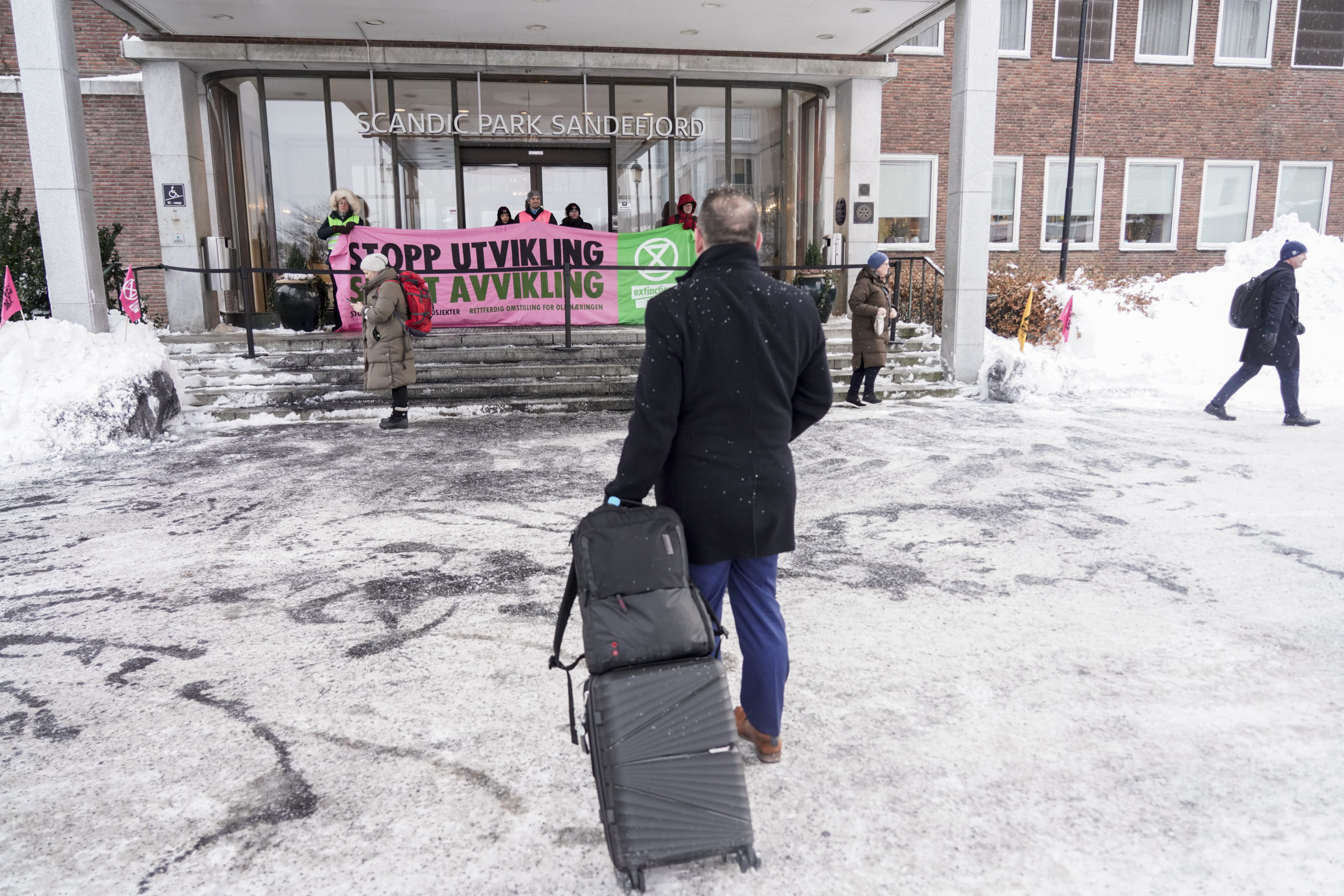 Klimapøbler blokkerer oljeseminar i Sandefjord&nbsp;<span>(+)</span>