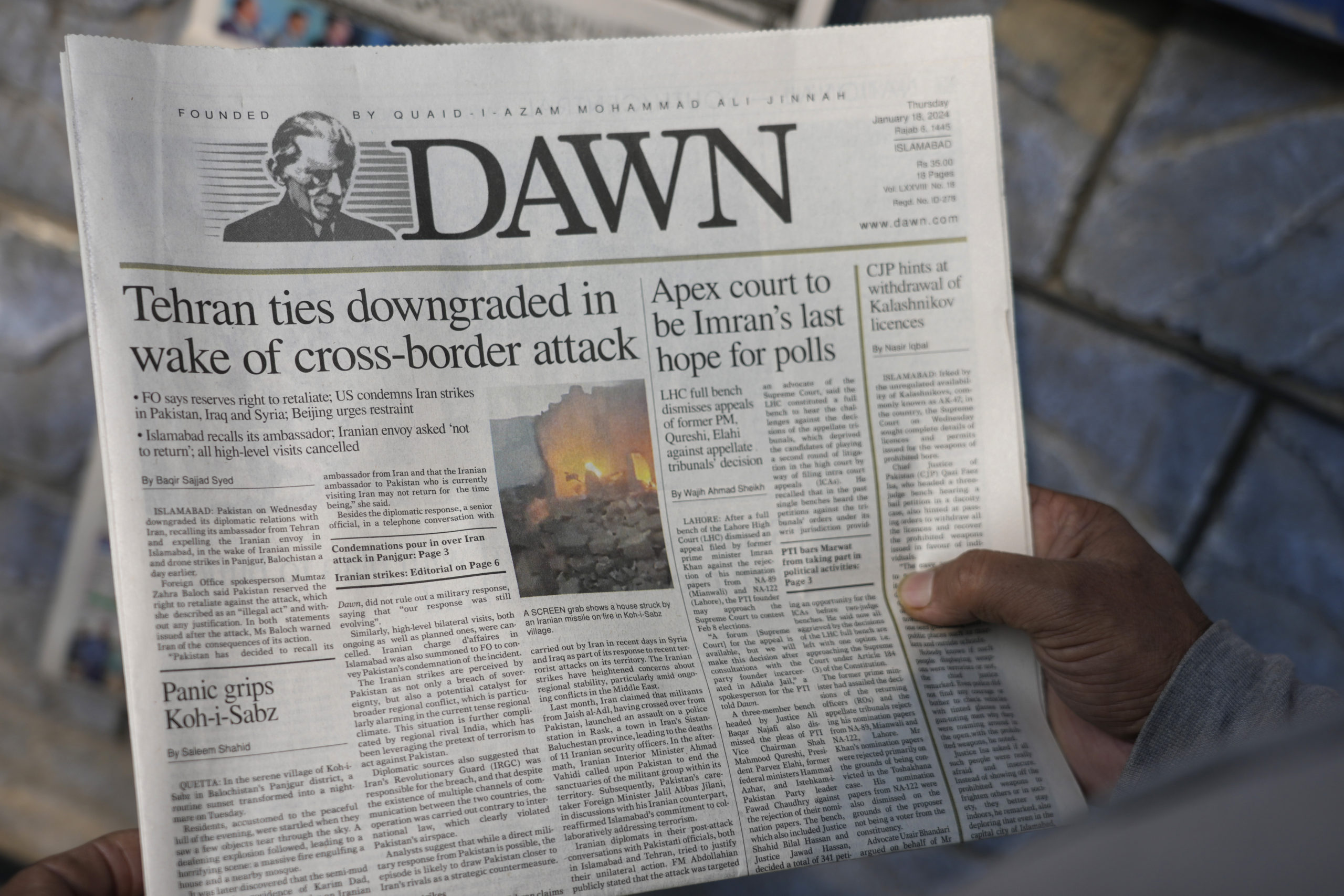 Pakistan angriper mål i Iran, fare for storkrig&nbsp;<span>(+)</span>