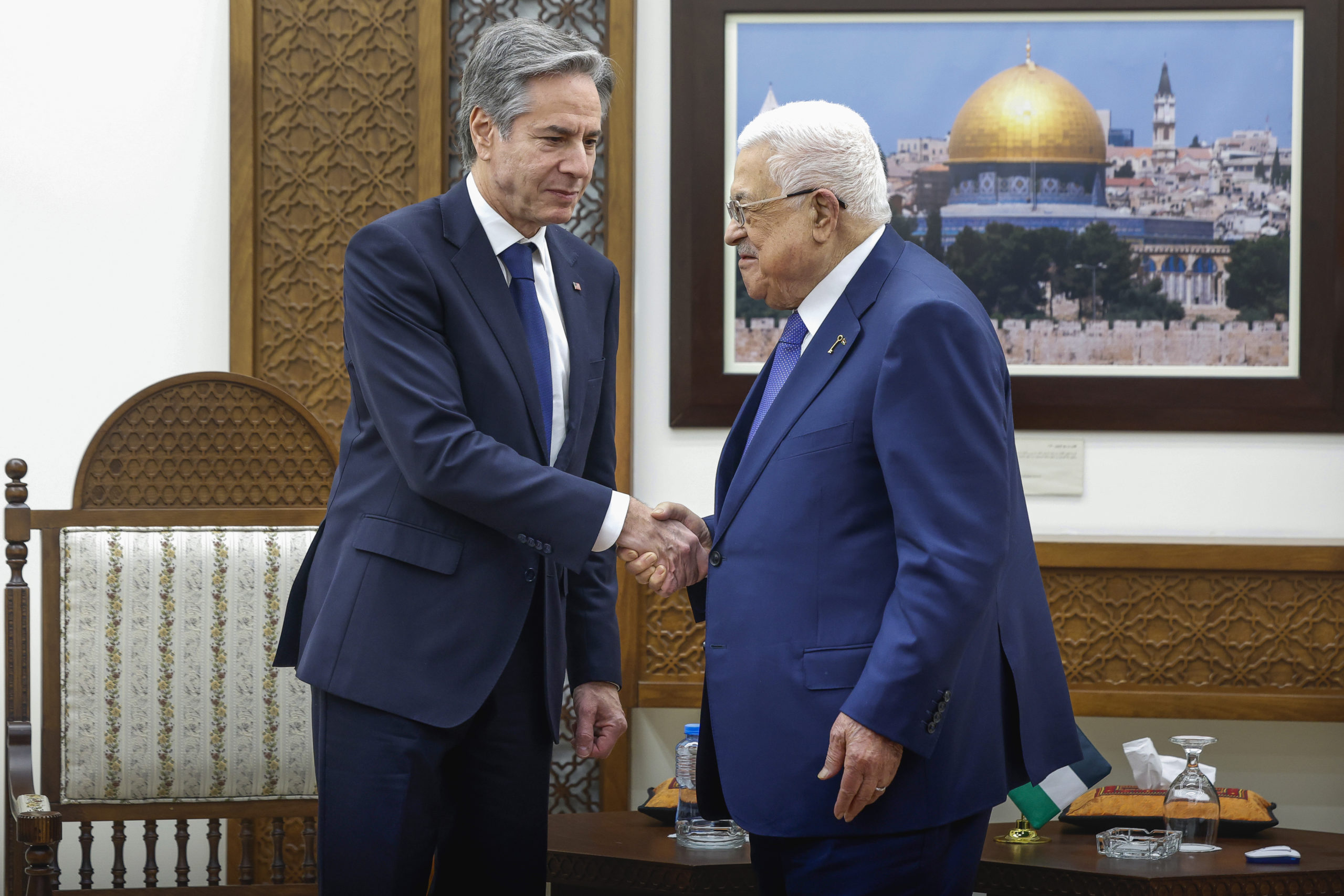 Blinken møtte Mahmoud Abbas i Ramallah&nbsp;<span>(+)</span>