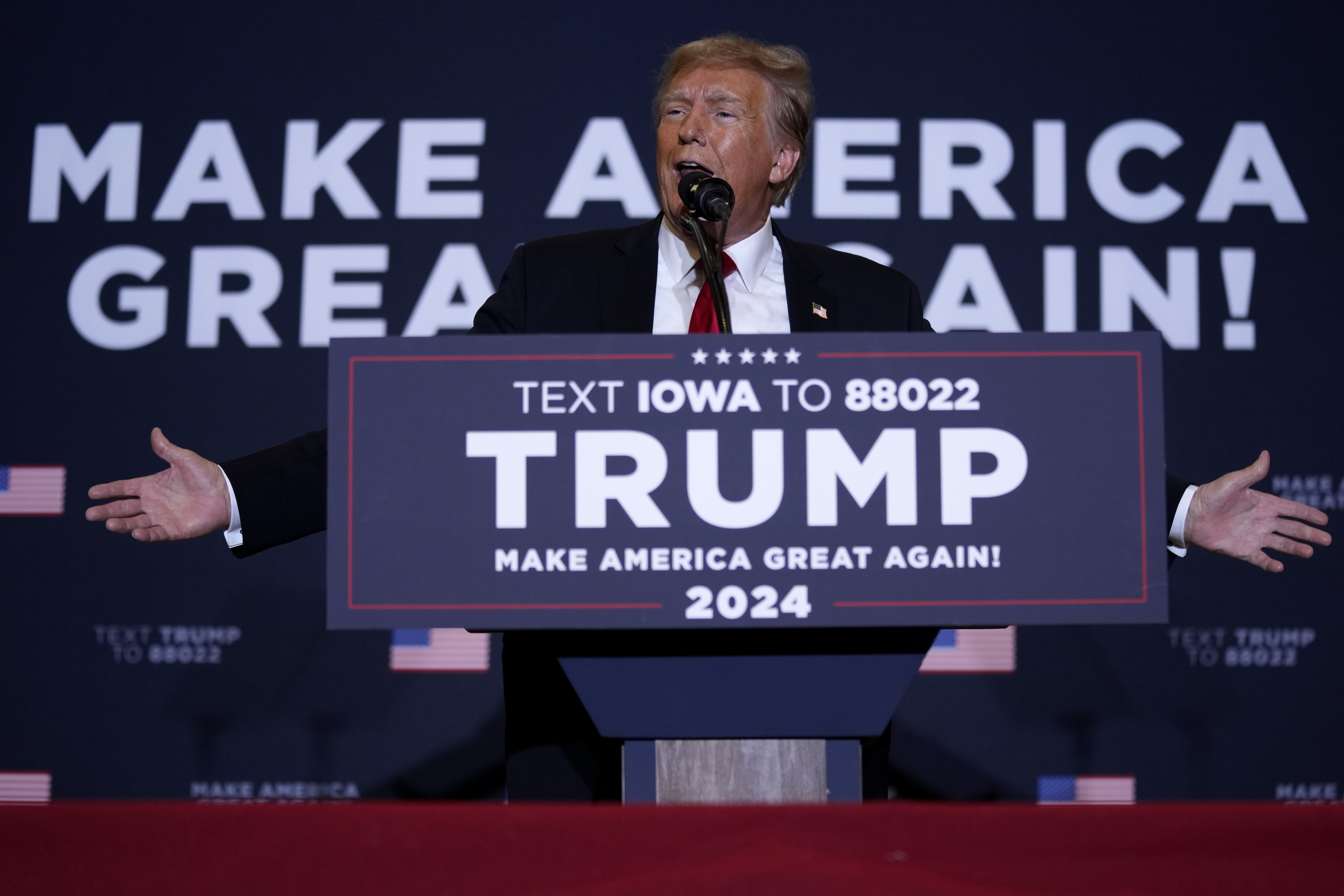 Knusende Trump-seier i Iowa&nbsp;<span>(+)</span>