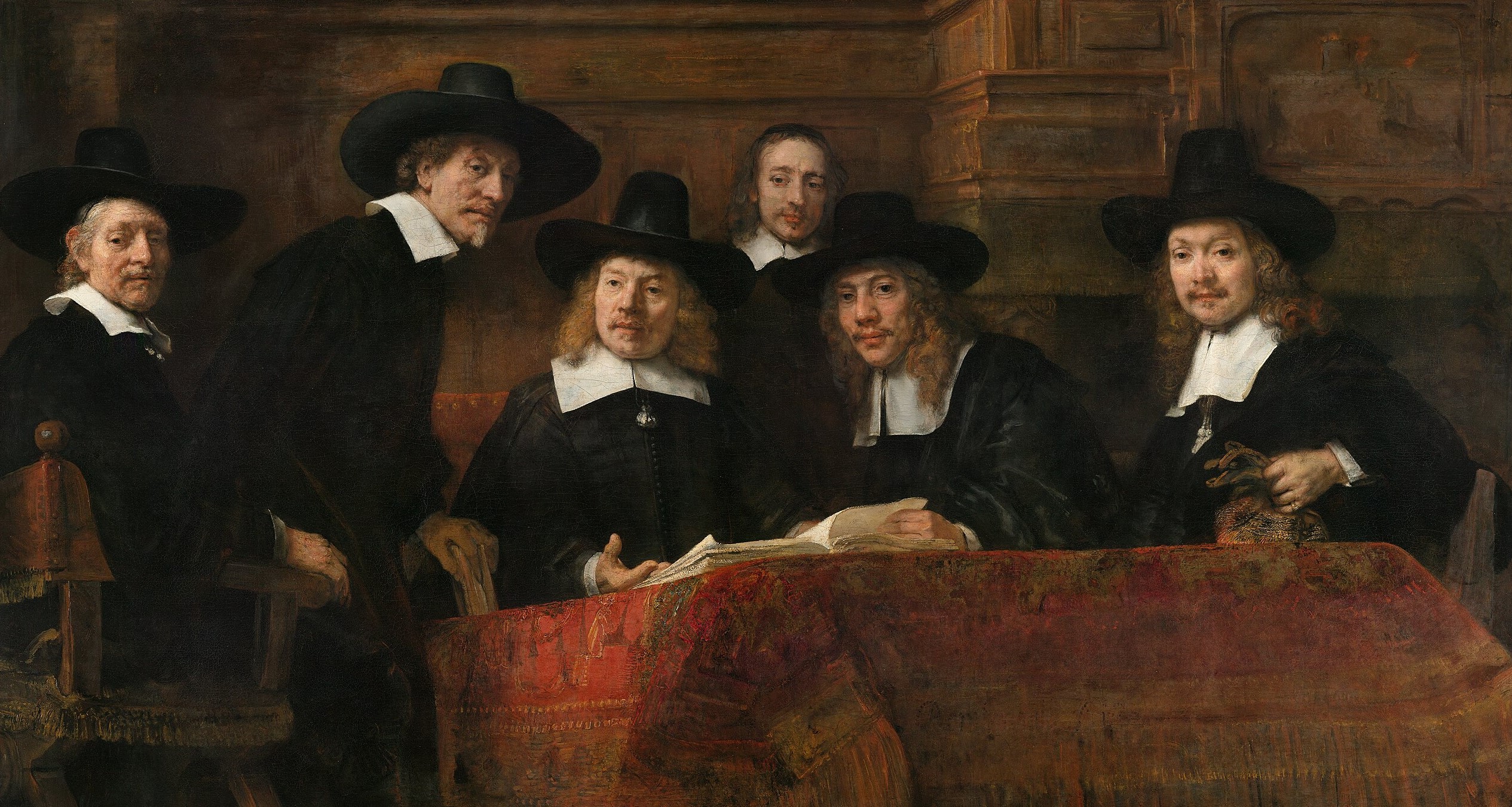 Forstanderne for veverlauget i Amsterdam (1662).&nbsp;<span>(+)</span>