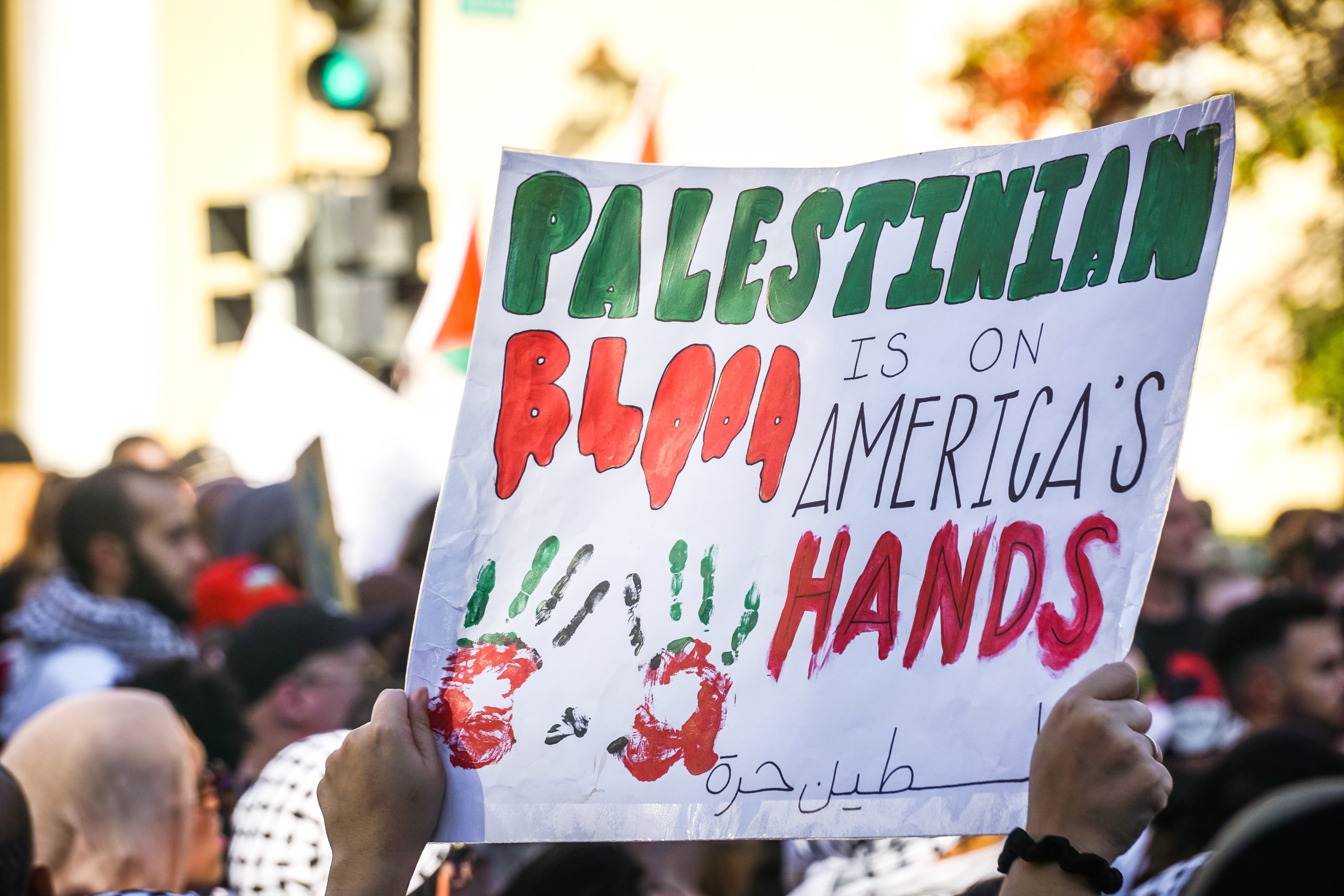 Pro-palestinske opprørere rev ned sikkerhetsgjerde rundt Det hvite hus, ingen arrestert&nbsp;<span>(+)</span>