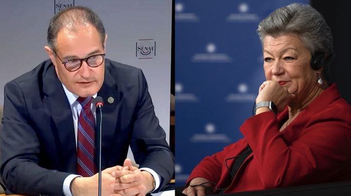 EU-kommissær til Frontex-sjefen: – Jobben din er å få migrantene inn&nbsp;<span>(+)</span>