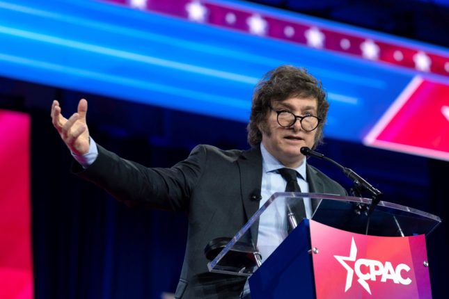 Argentinas nye president Milei hylles av Trump&nbsp;<span>(+)</span>