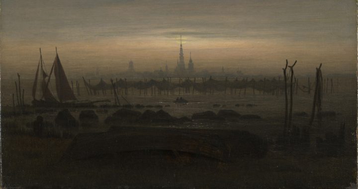 Greifswald i måneskinn (1817).&nbsp;<span>(+)</span>