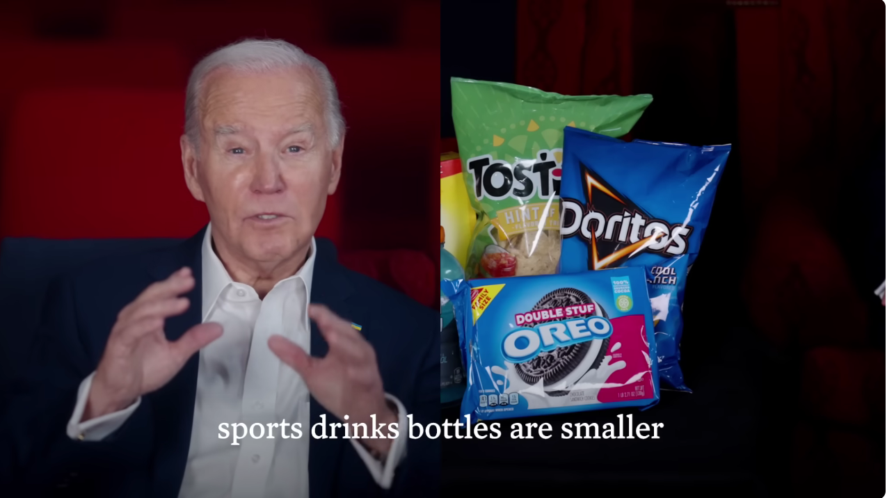 Bidens tale til nasjonen: – Sportsdrikker er mindre og en pose chips har færre chips&nbsp;<span>(+)</span>
