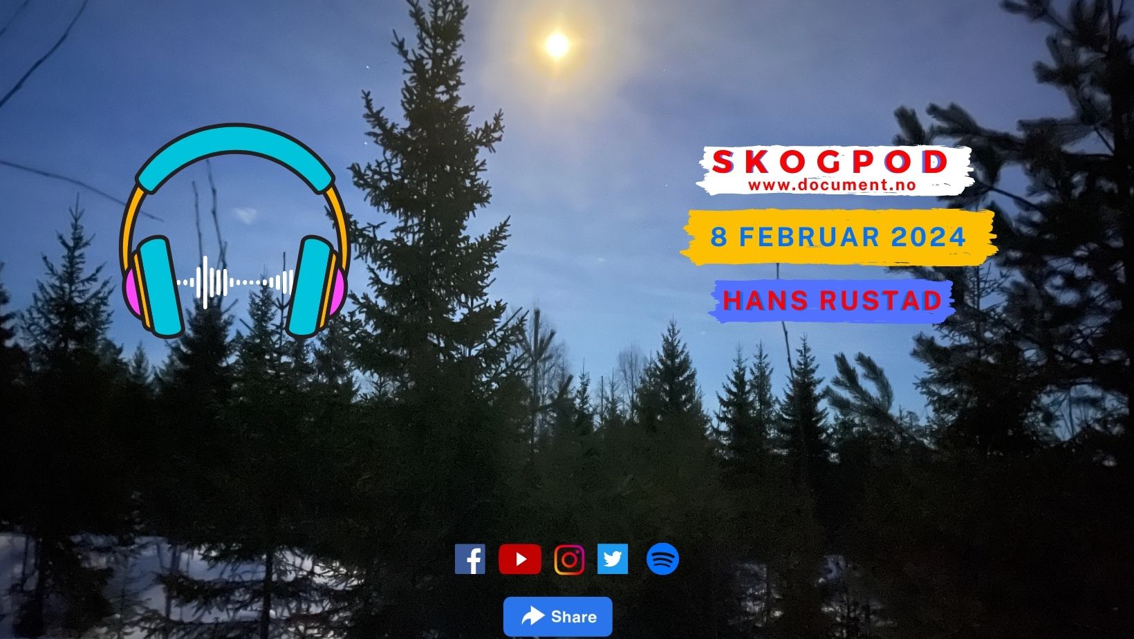 Skogpod 8. februar 2024&nbsp;<span>(+)</span>