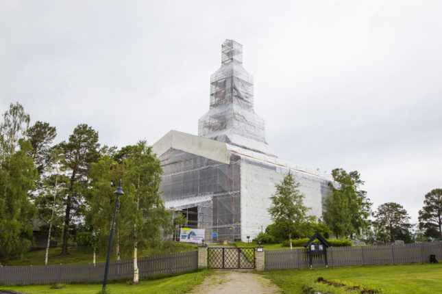 Brannskadet for 80 millioner: Dombås kirke gjenåpner etter påske&nbsp;<span>(+)</span>