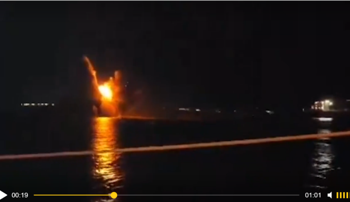 Ukraina: Russisk marinefartøy truffet av sjødroner ved kysten av Krim&nbsp;<span>(+)</span>