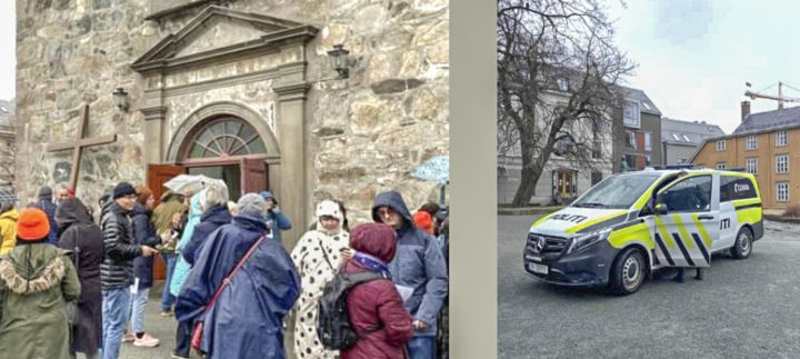 Politiet passet på korsvandrerne i Trondheim&nbsp;<span>(+)</span>